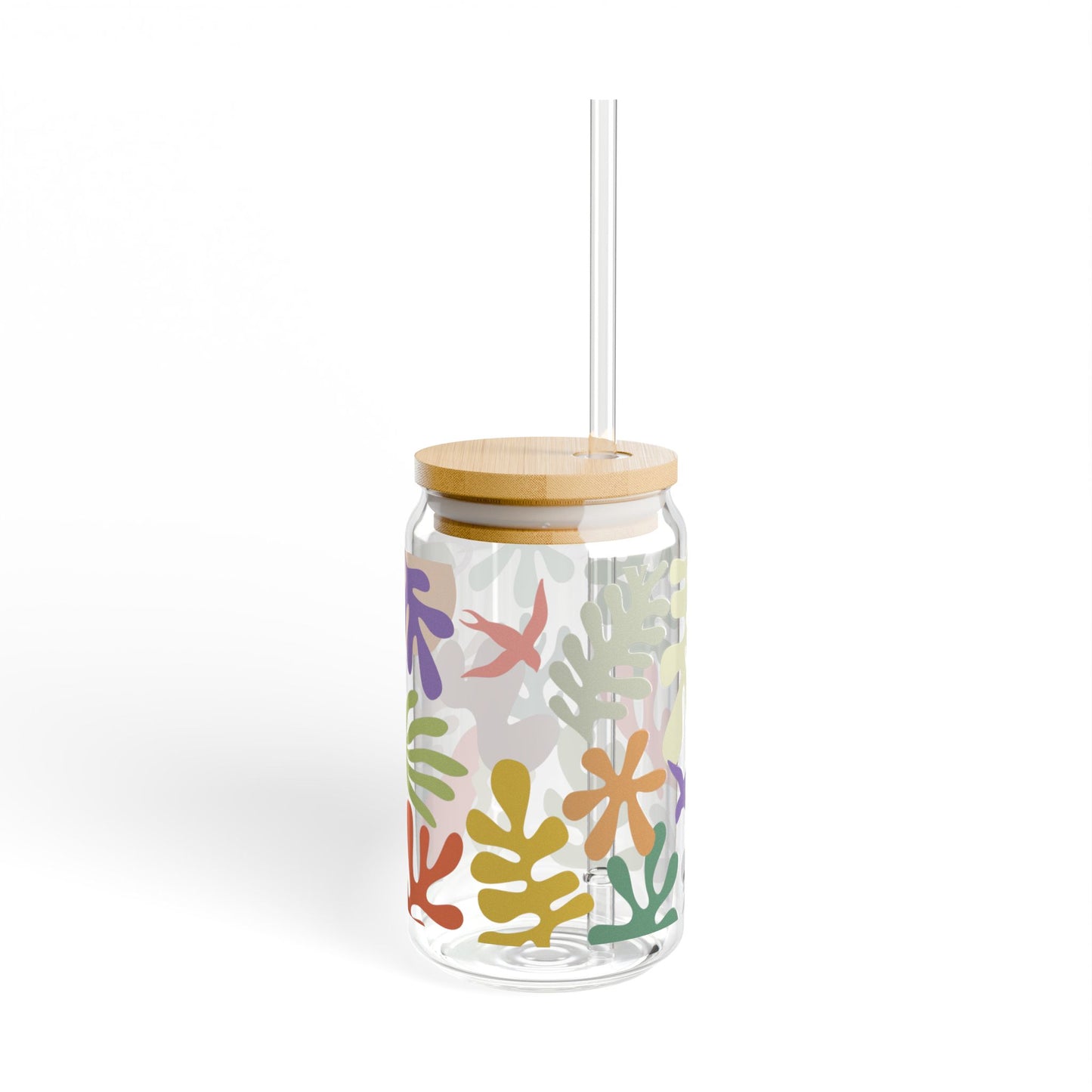 Pastel Jungle Cup | Tasse anti-fuite pratique et étanche pour boissons chaudes et froides – 470ml