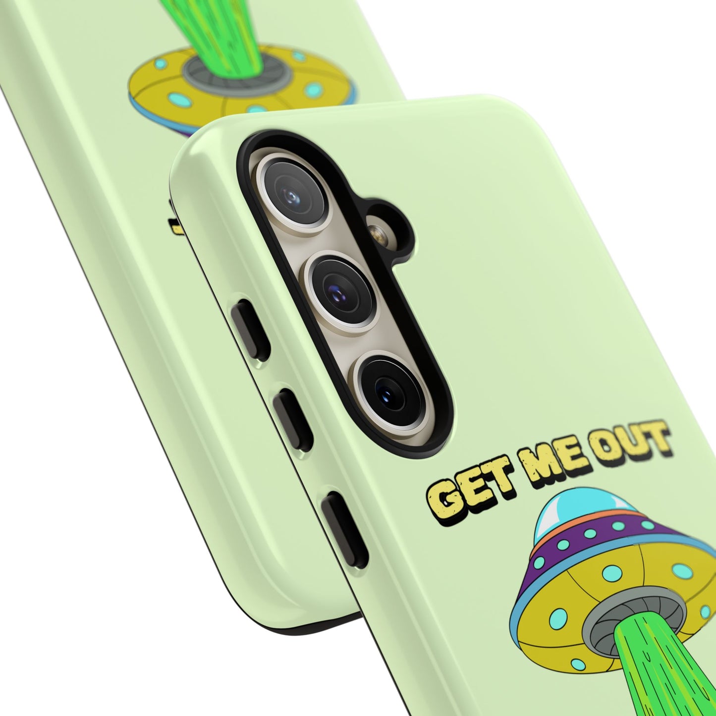 Get Me Out of Here | Coque résistante anti-choc — Vert Menthe