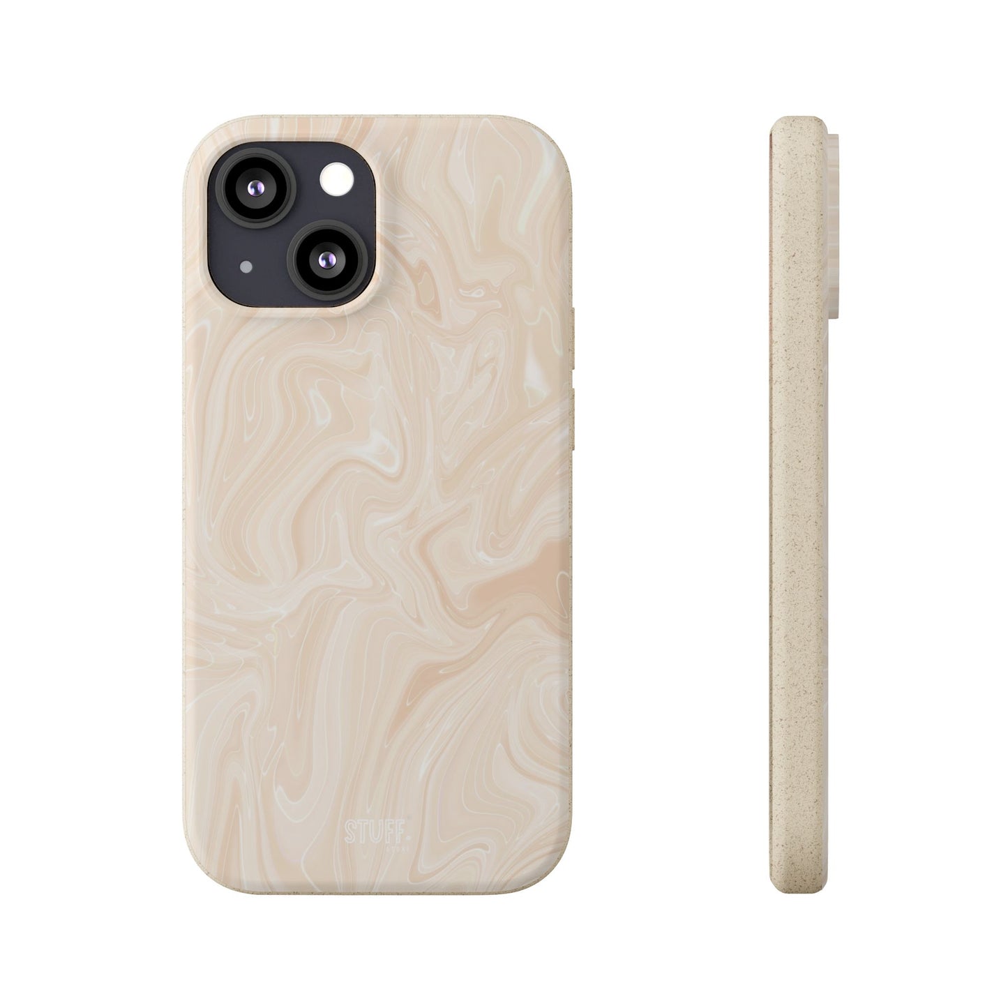 Liquid Marble Case | Coque Eco-Friendly en Bambou et Bioplastique Effet Marbré - Disponible avec Emballage Cadeau