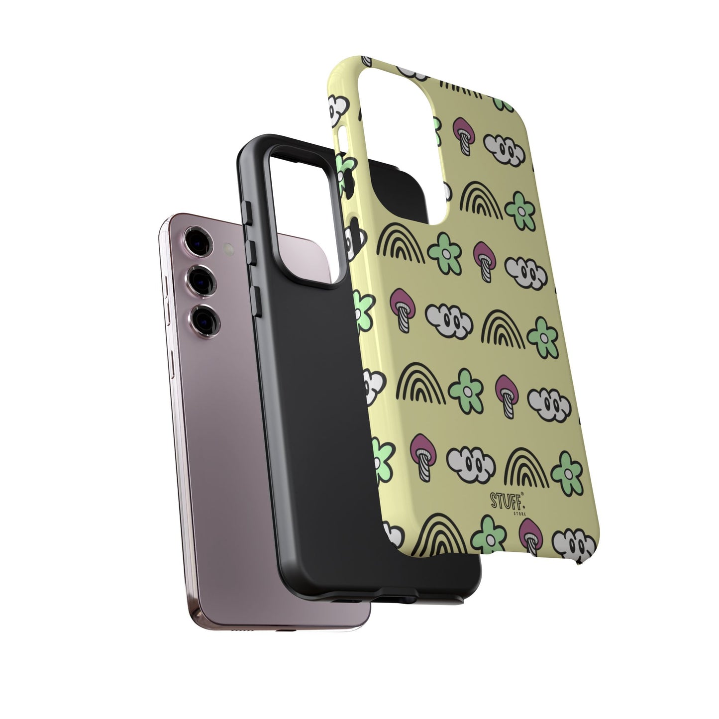 Pixie Case | Coque résistante double protection — Collection Pixie — Jaune