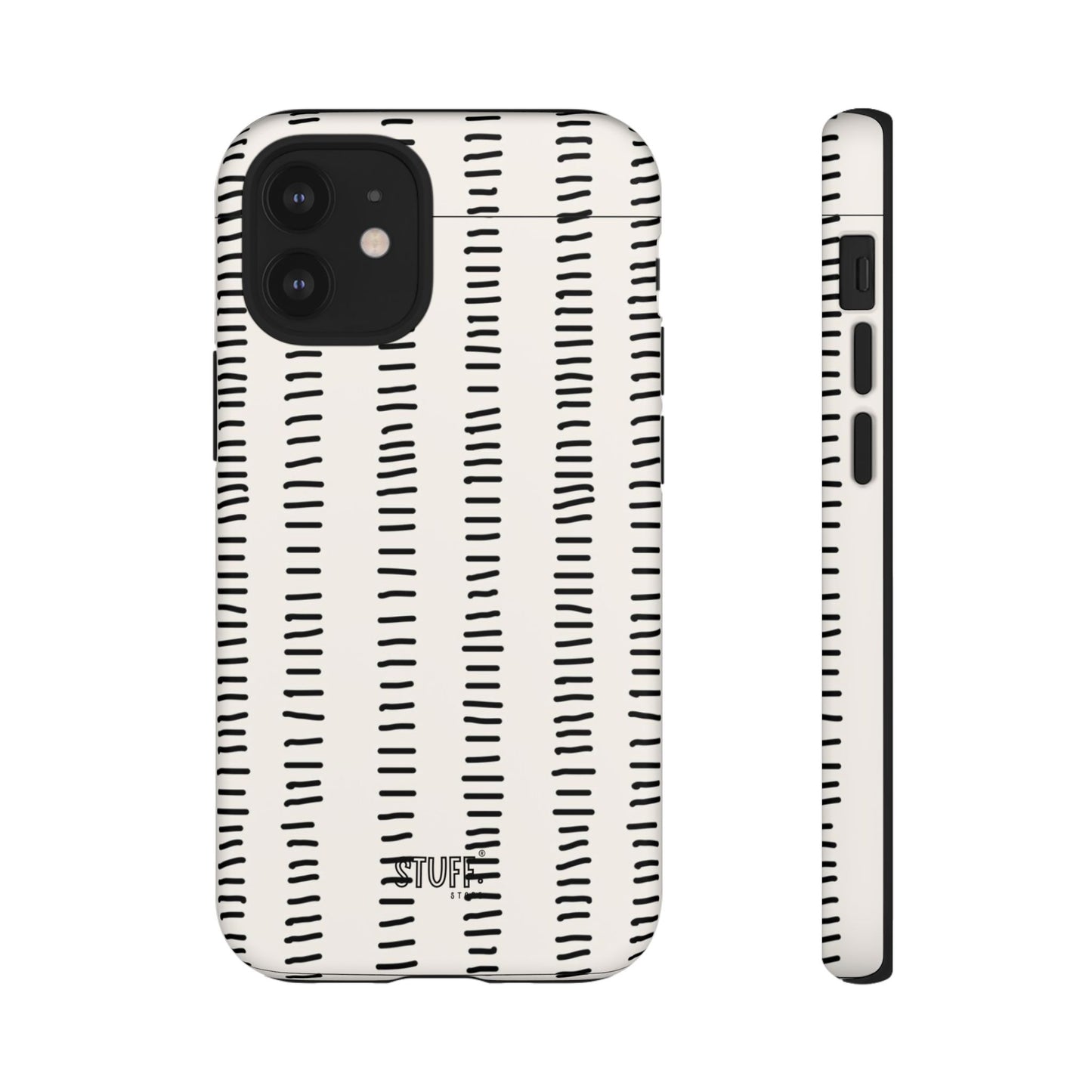 Striped Case | Coque résistante double protection antichoc - Design Minimaliste