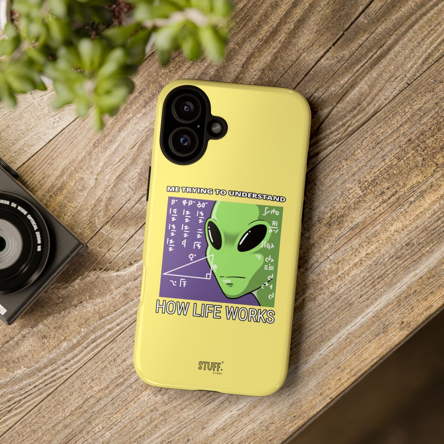Confused Alien Case | Coque résistante Dual Protect anti-choc