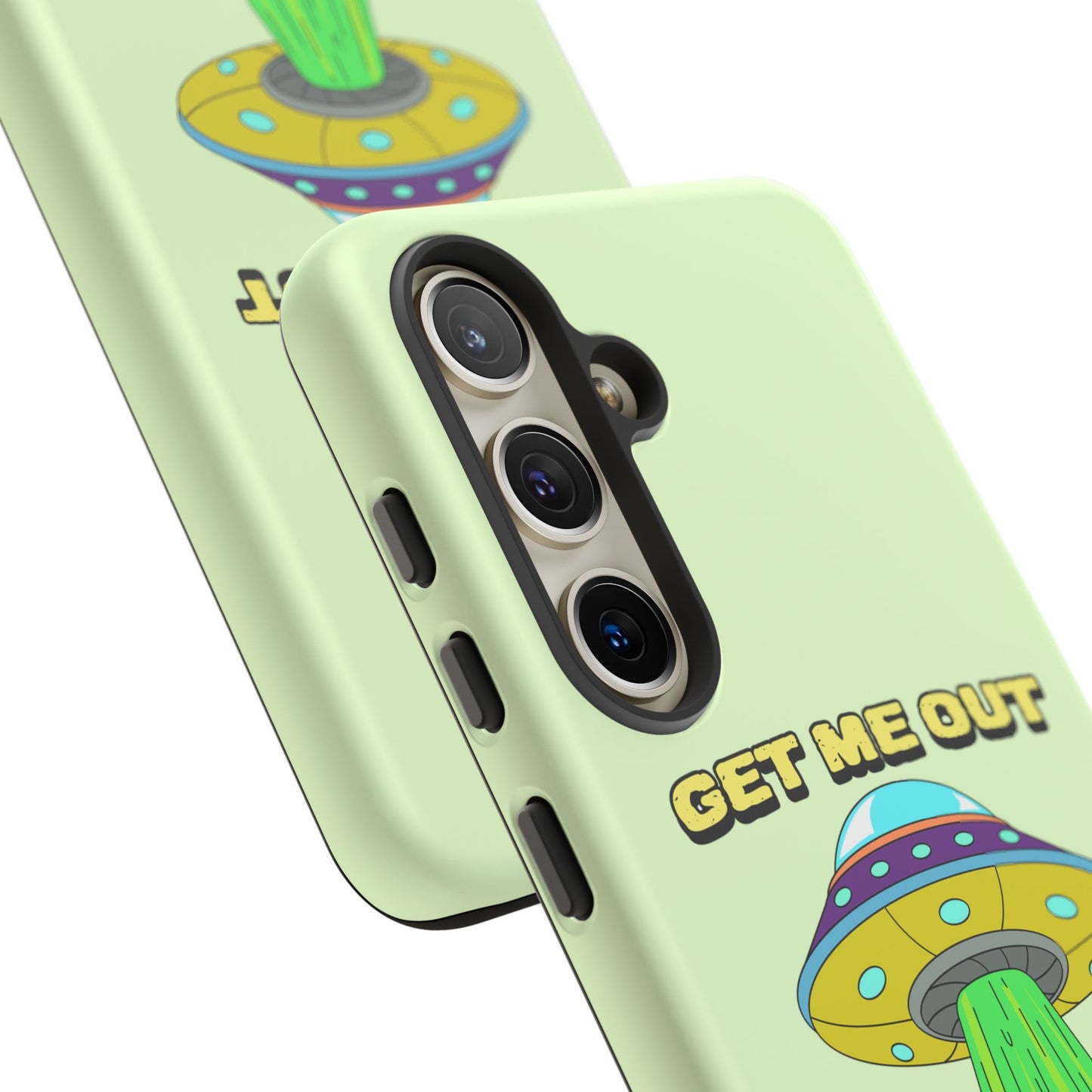 Get Me Out of Here | Coque résistante anti-choc — Vert Menthe