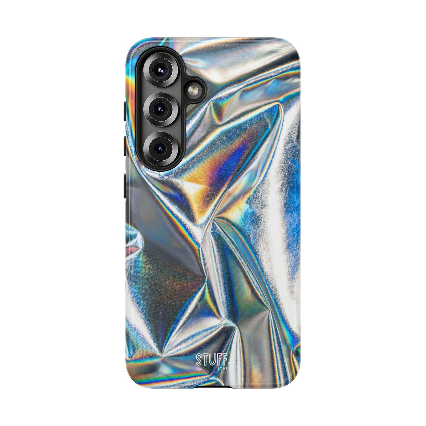Metallic Case | Coque résistante double protection anti-choc - Effet Métallique