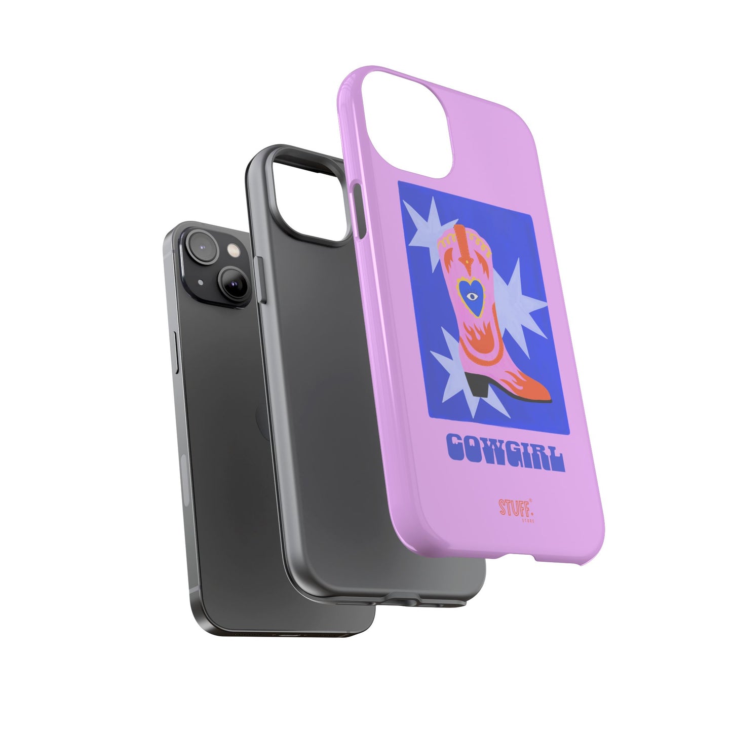 Cowgirl Case | Cose résistante double protection avec Design Western