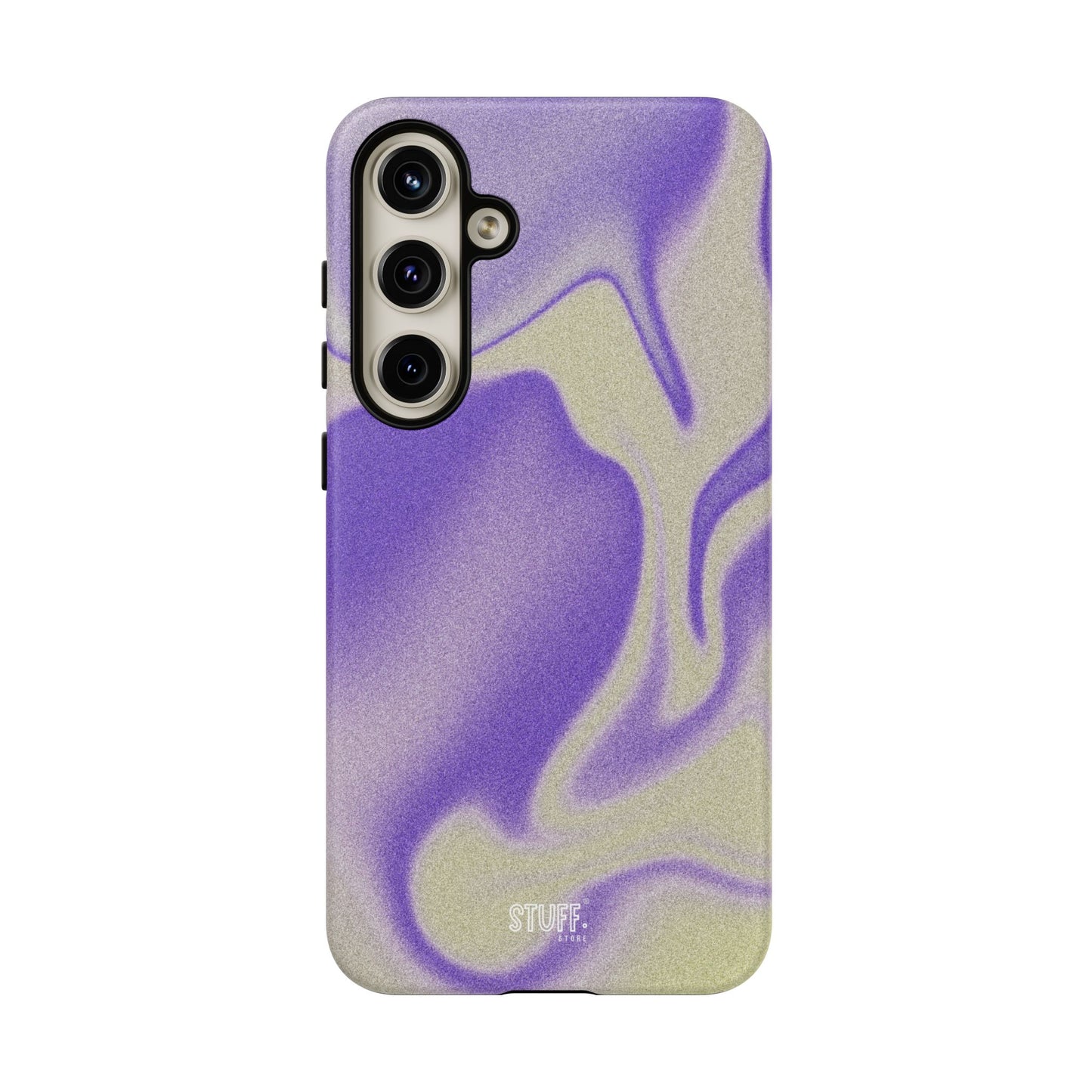 Swirly Case | Coque résistante double protection - Motif vague pourpre