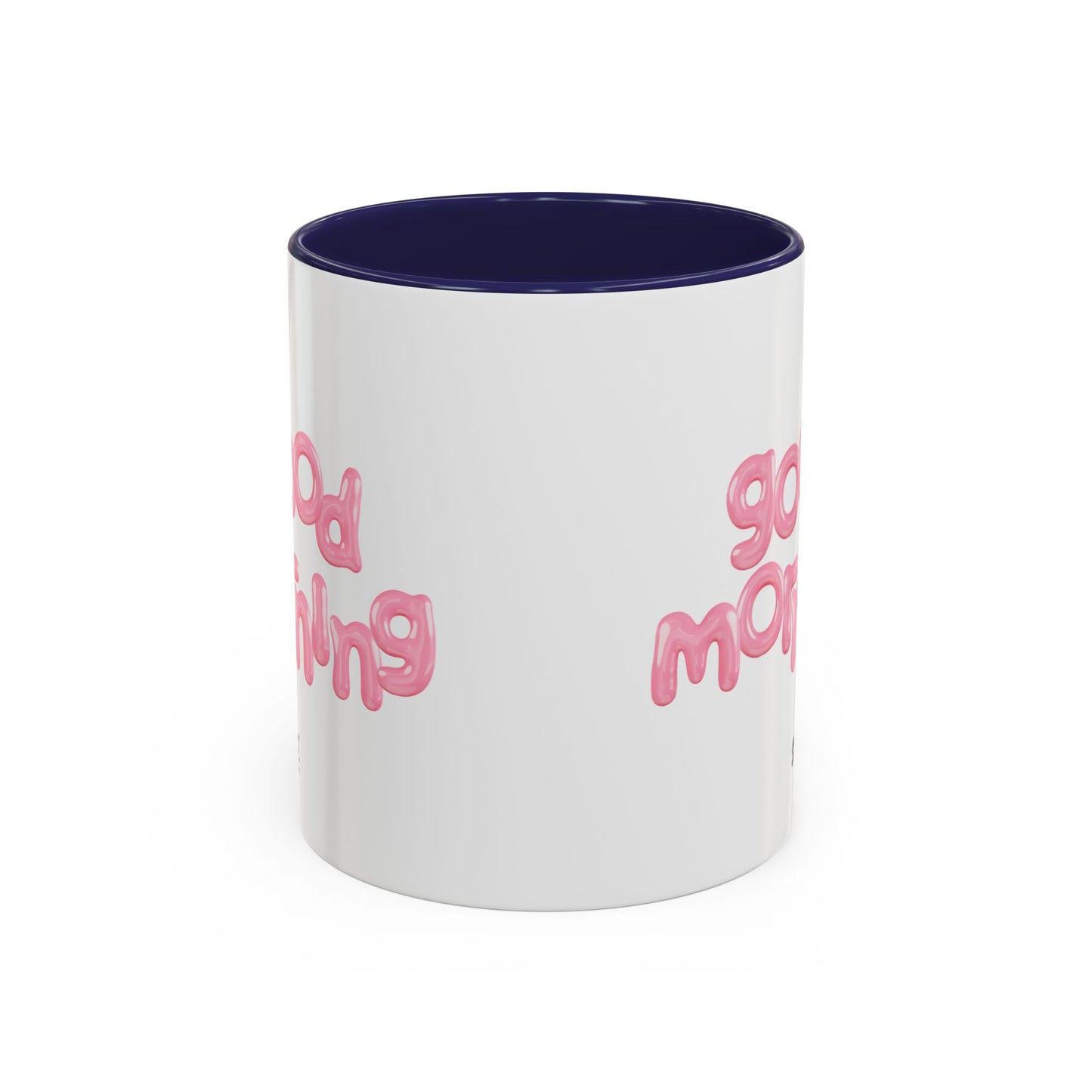 Balloon Cup | Two-tone ceramic mug with "balloon" lettering - 330ml
