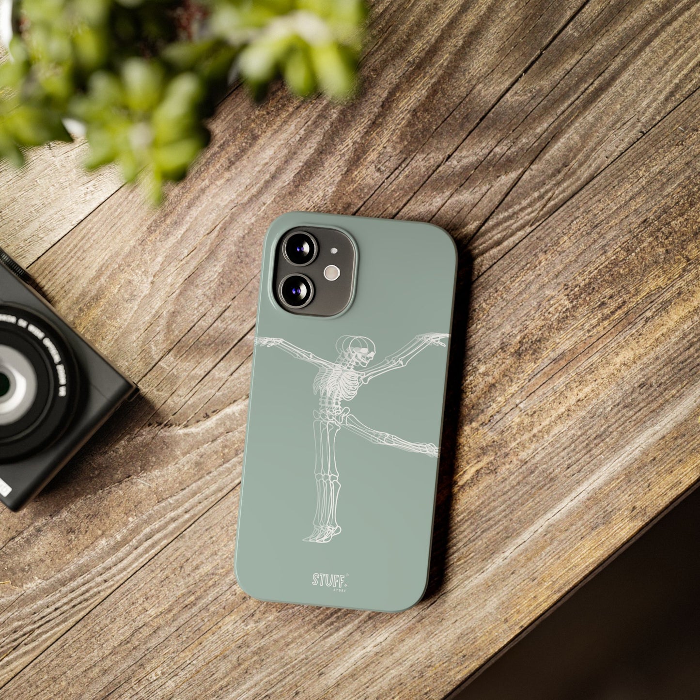 Bone-a-Rina | Coque slim durable et anti-chocs avec Design de Squelette Ballerine