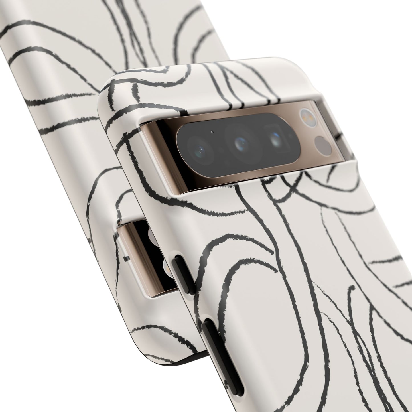 Doodly Case | Coque résistante double protection avec Design Gribouillis Minimaliste