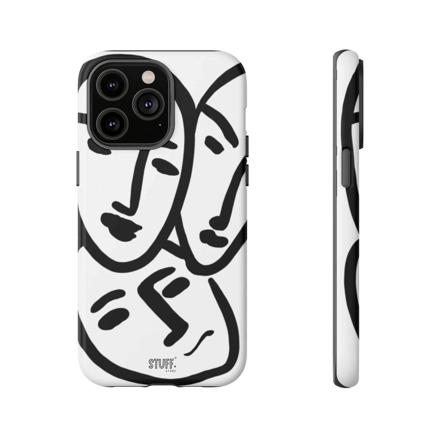 Les Trois Visages | Coque résistante double protection — inspiration Matisse