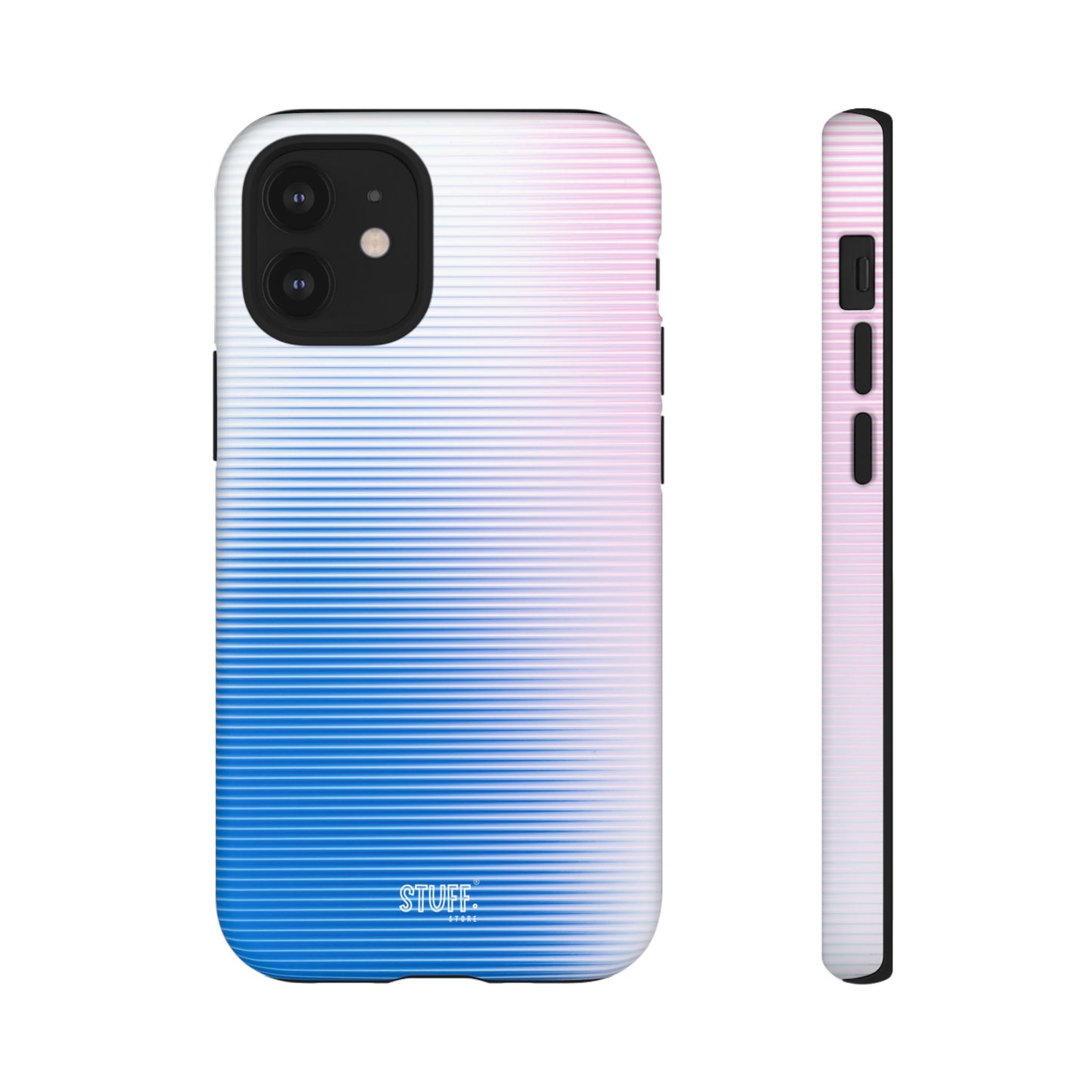 Gradient Case | Coque résistante double protection anti-choc - Dégradé Bleu & Rose