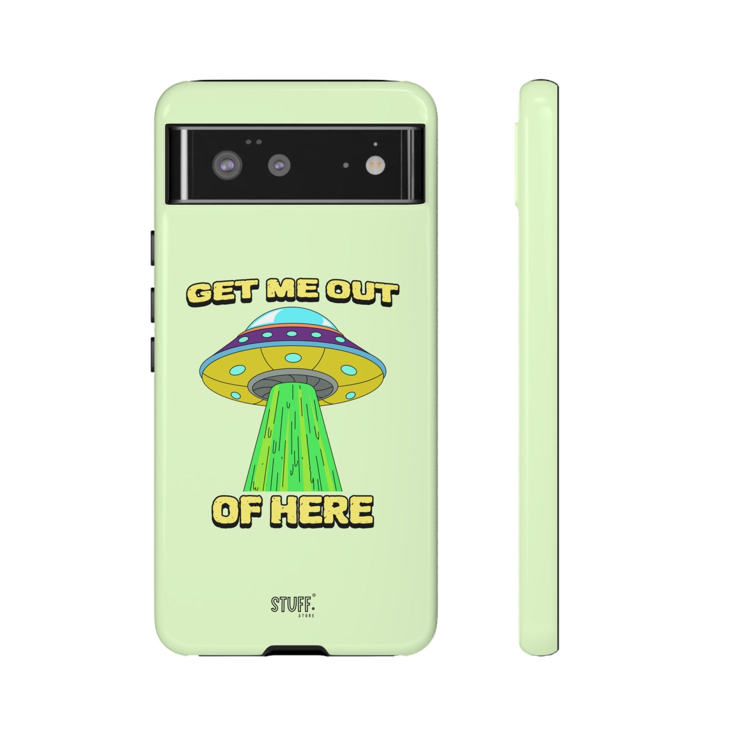 Get Me Out of Here | Coque résistante anti-choc — Vert Menthe