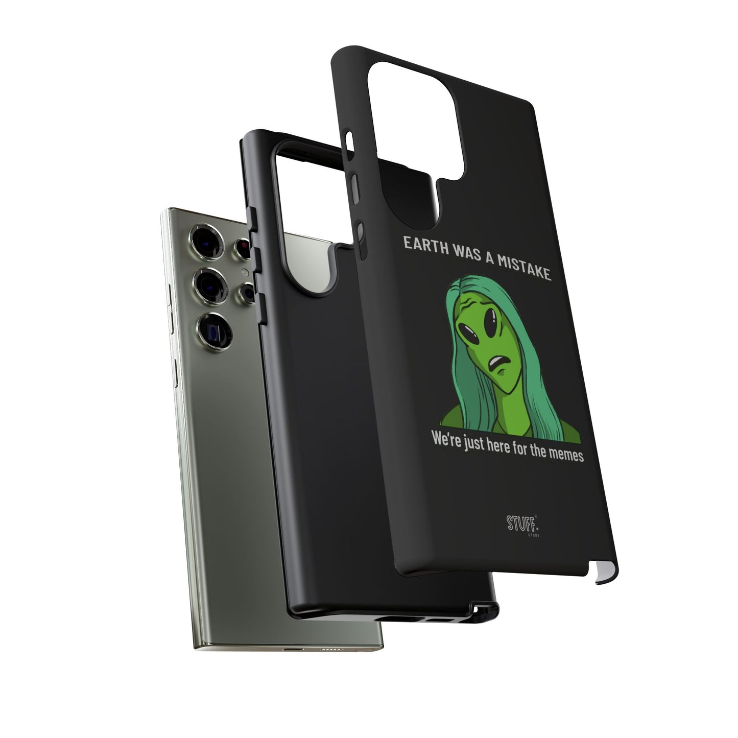 Meme Liking Alien Case | Coque résistante double protection pour les amateurs de Pop Culture