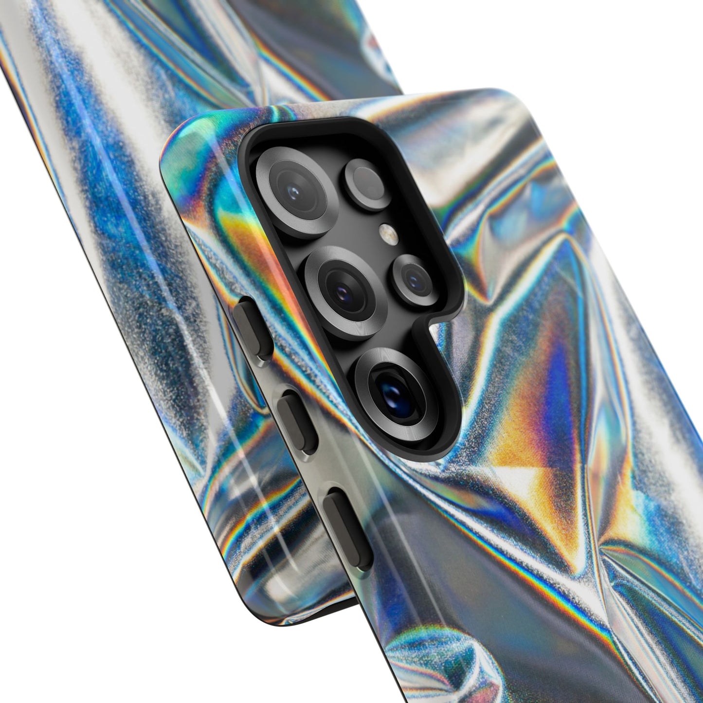 Metallic Case | Coque résistante double protection anti-choc - Effet Métallique