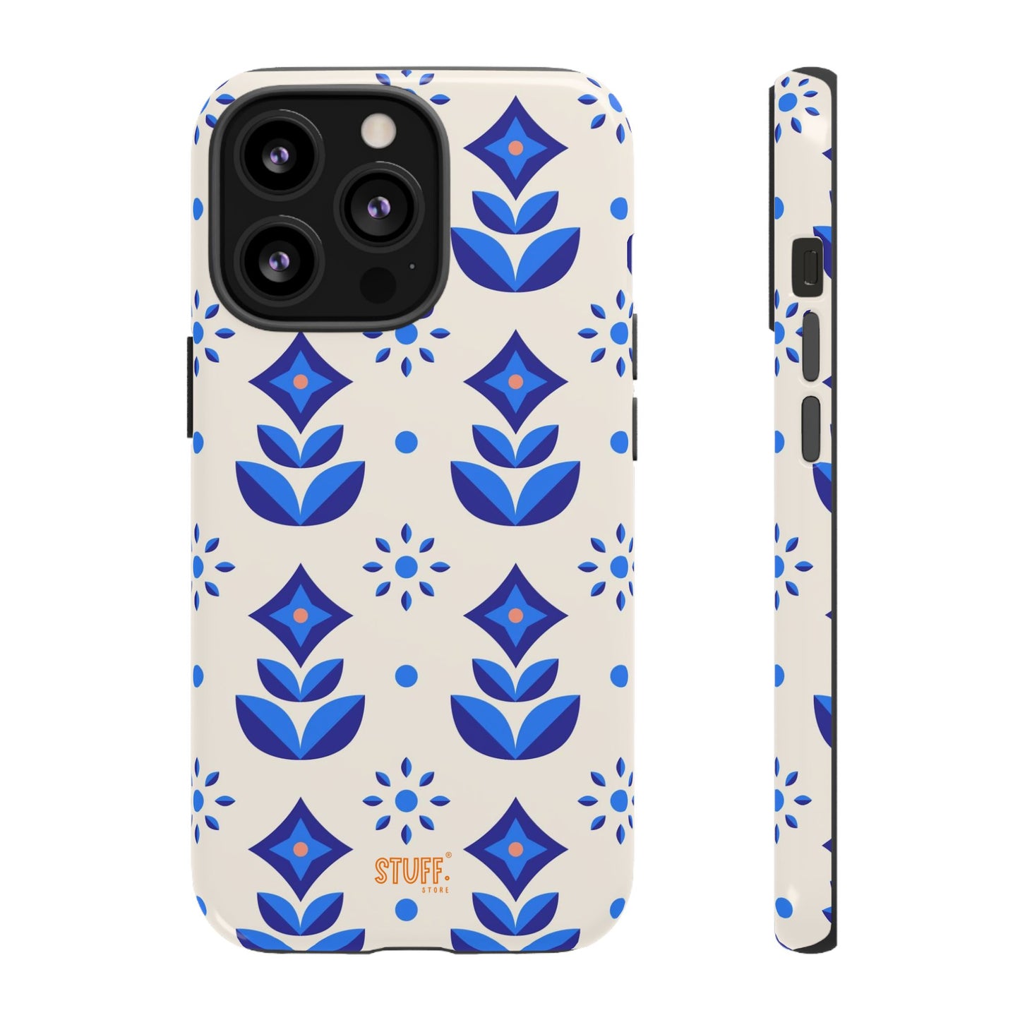 Floral Case | Coque résistante double protection avec Design Fleuri
