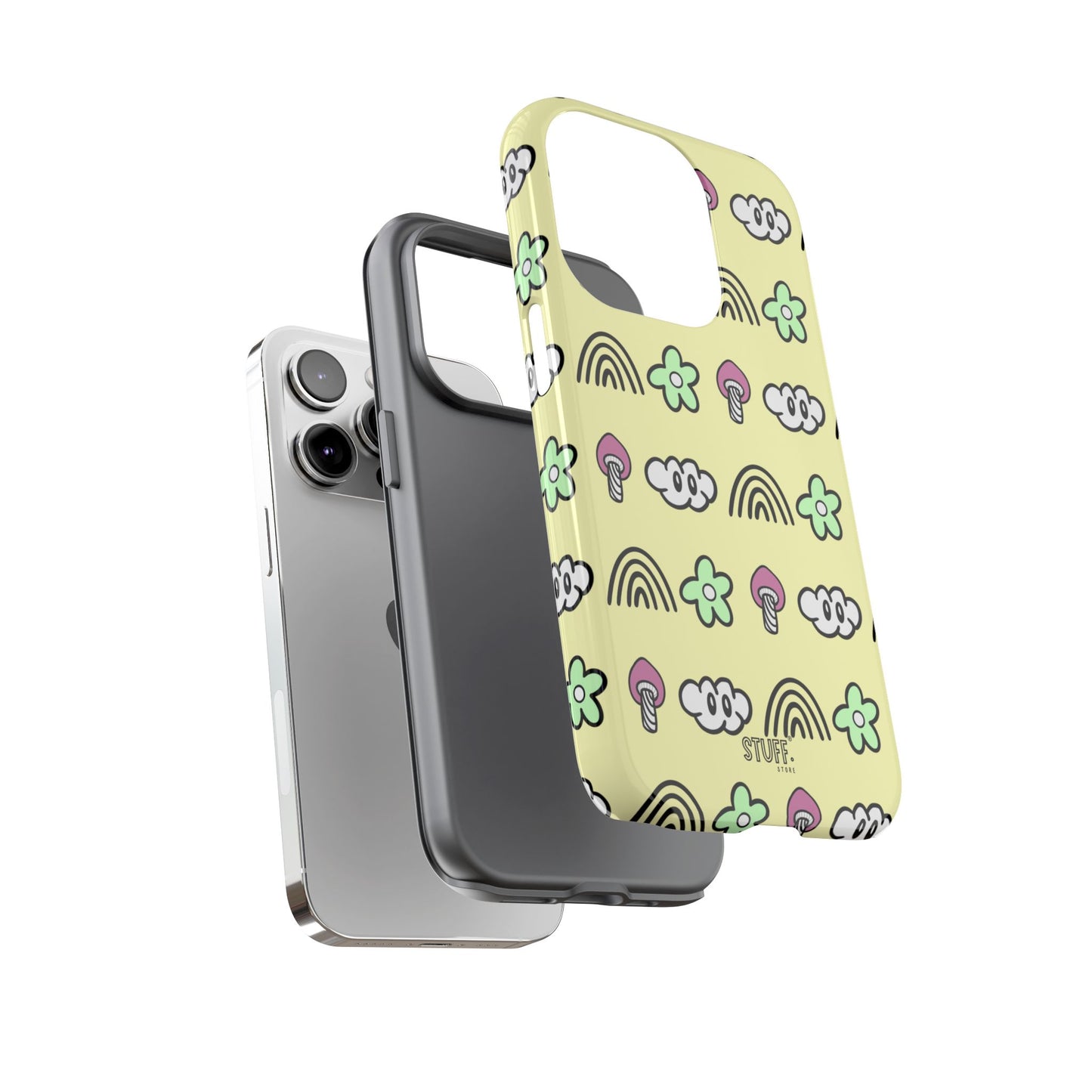 Pixie Case | Coque résistante double protection — Collection Pixie — Jaune