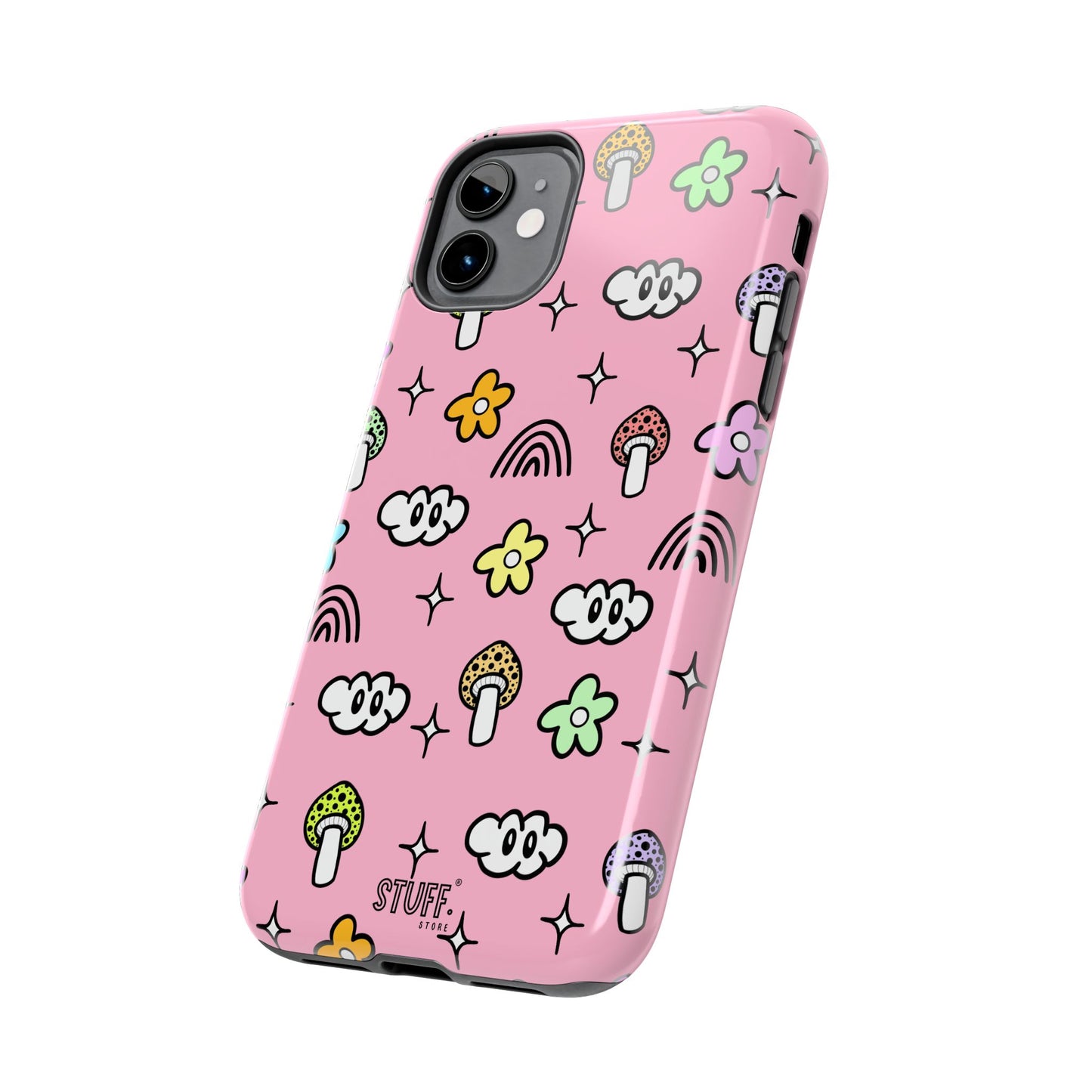 Pixie Case | Coque résistante double protection | Pixie Collection - Pink Matte Effect