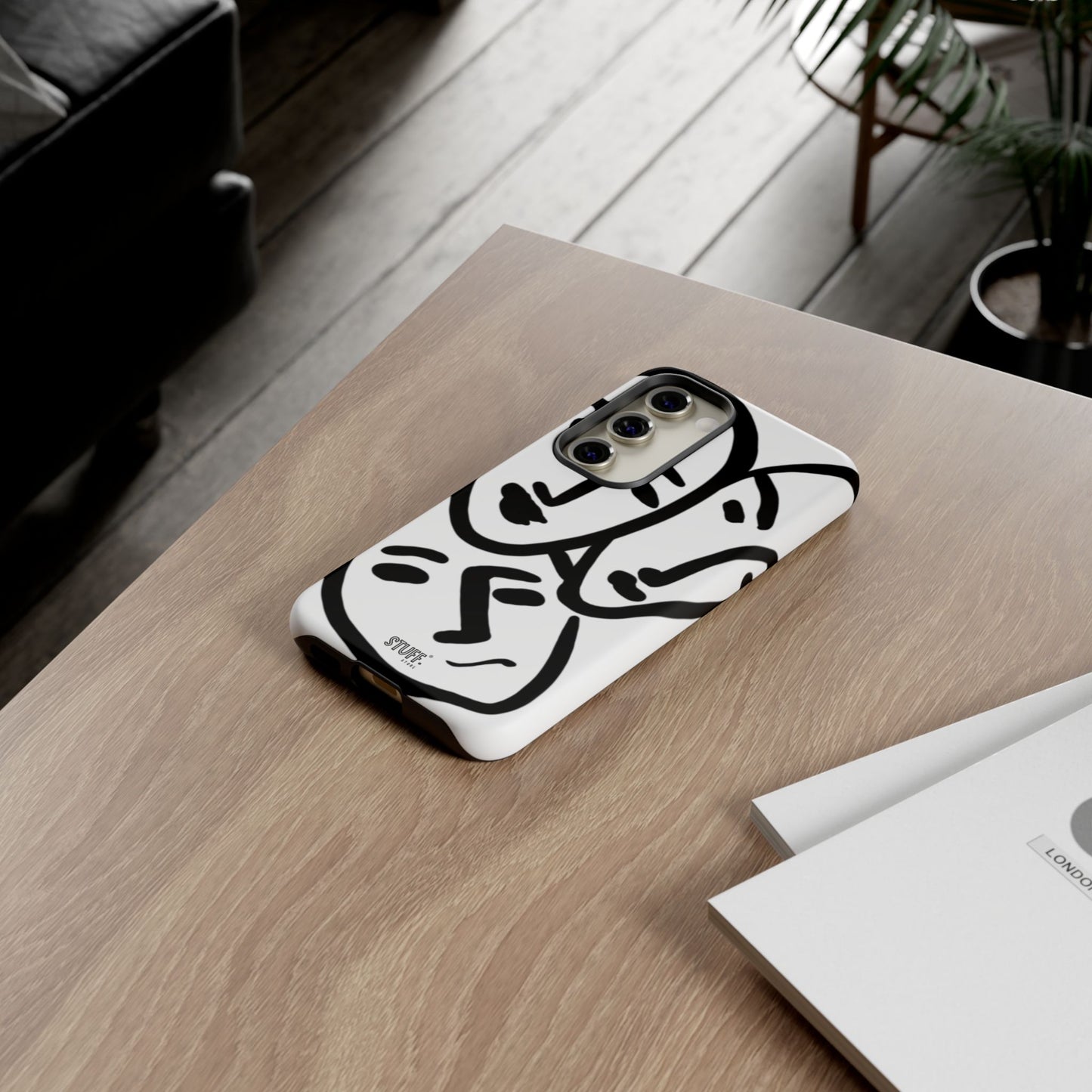 Les Trois Visages | Coque résistante double protection — inspiration Matisse