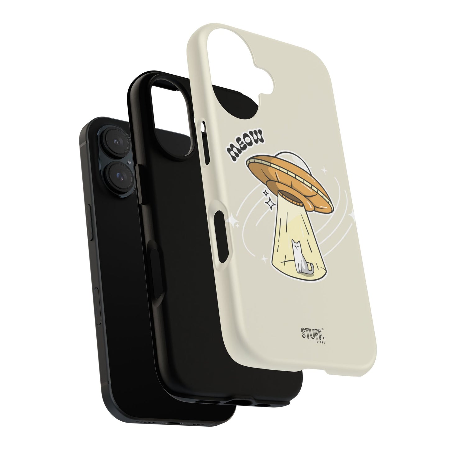UFO Case | Coque résistante double protection avec Design OVNI fun