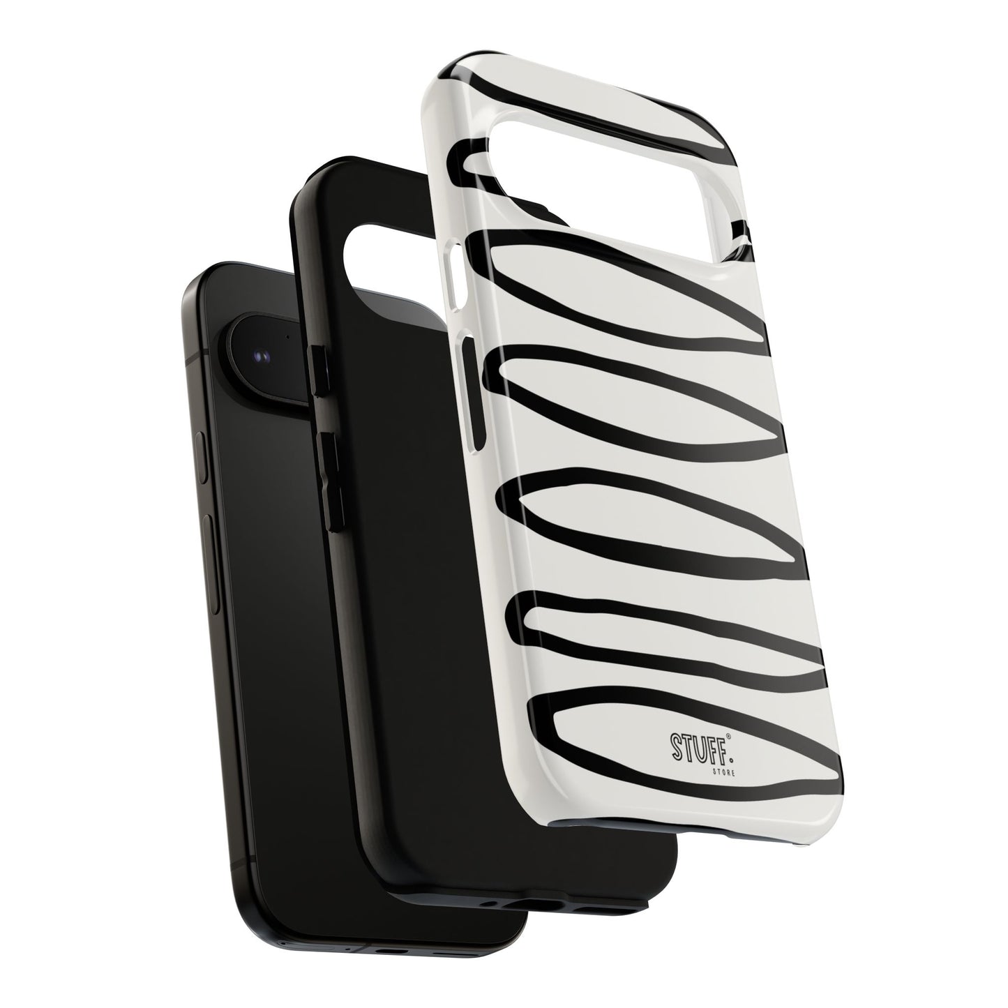 Loopy Case | Coque résistante double protection - Motif cercles abstraits