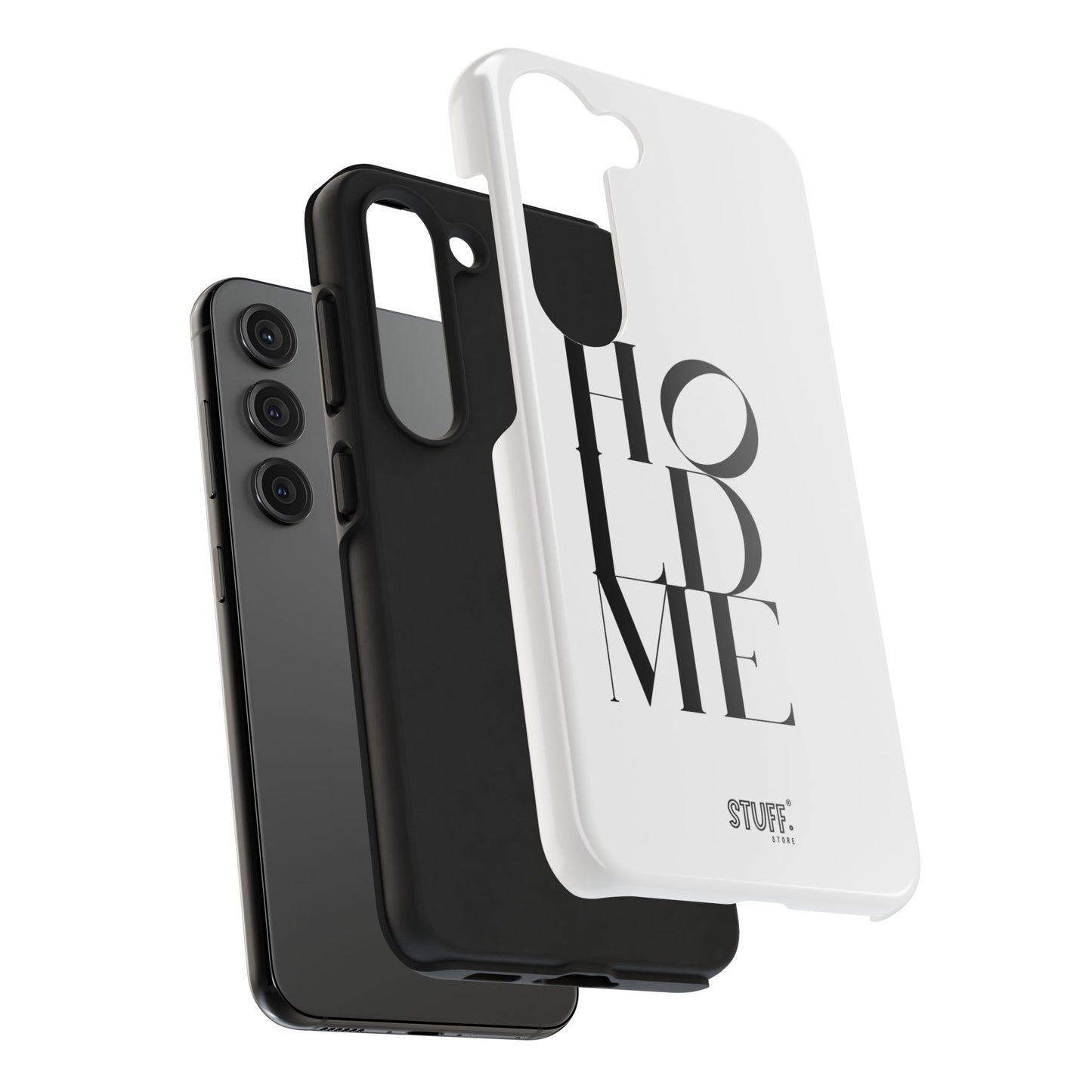 Hold Me | Coque résistante et durable avec Design épuré Monochrome