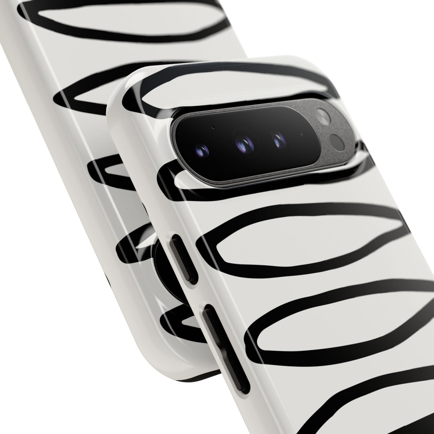 Loopy Case | Coque résistante double protection - Motif cercles abstraits