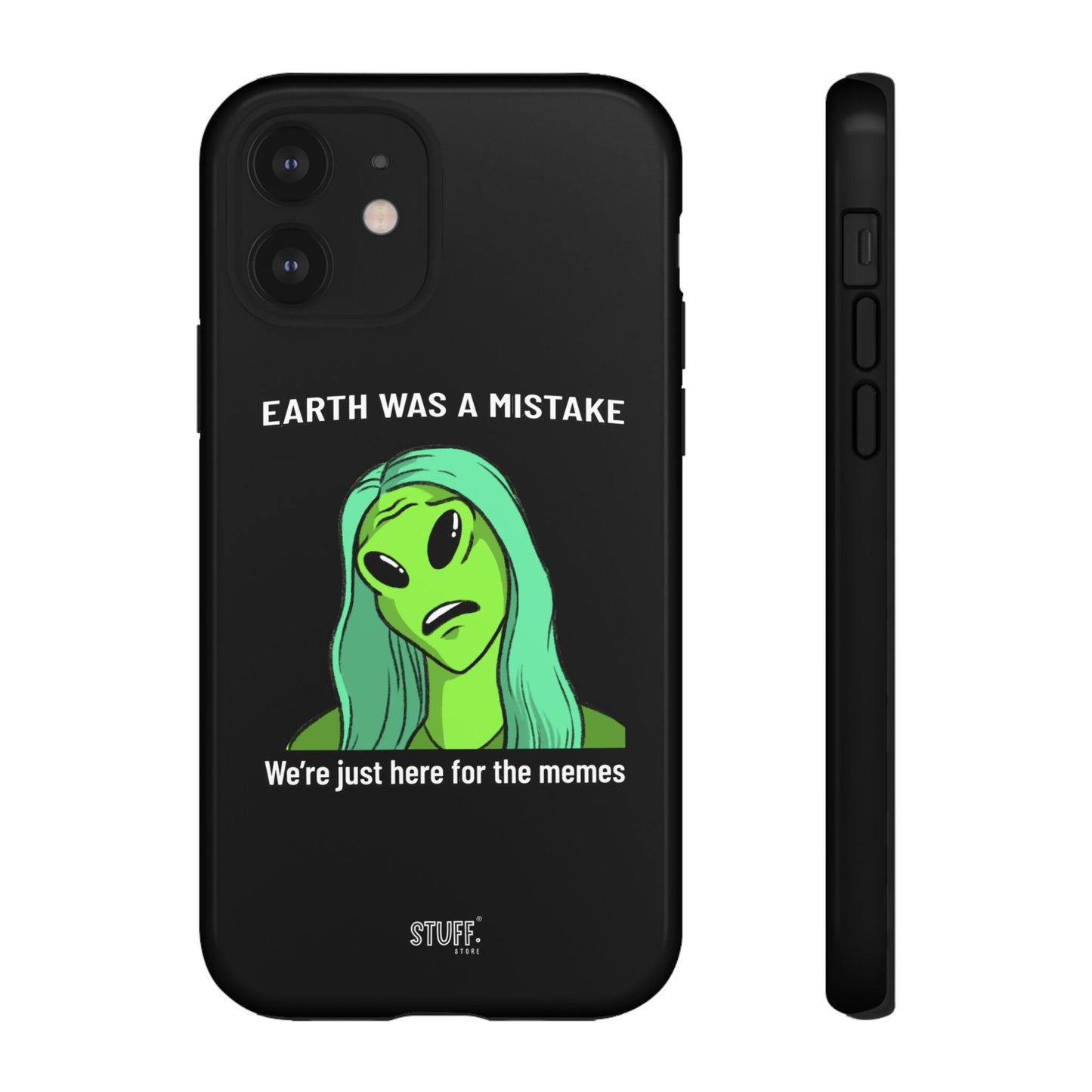 Meme Liking Alien Case | Coque résistante double protection pour les amateurs de Pop Culture