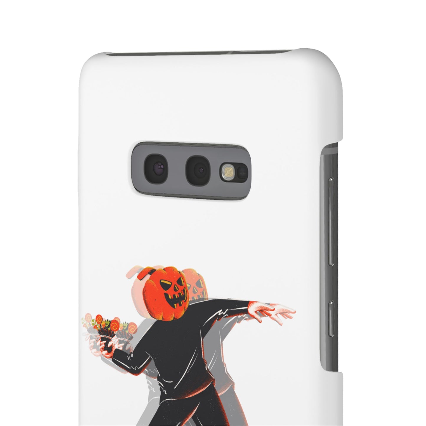 Pumpksy | Coque snap légère et résistante inspiration Banksy – Blanc