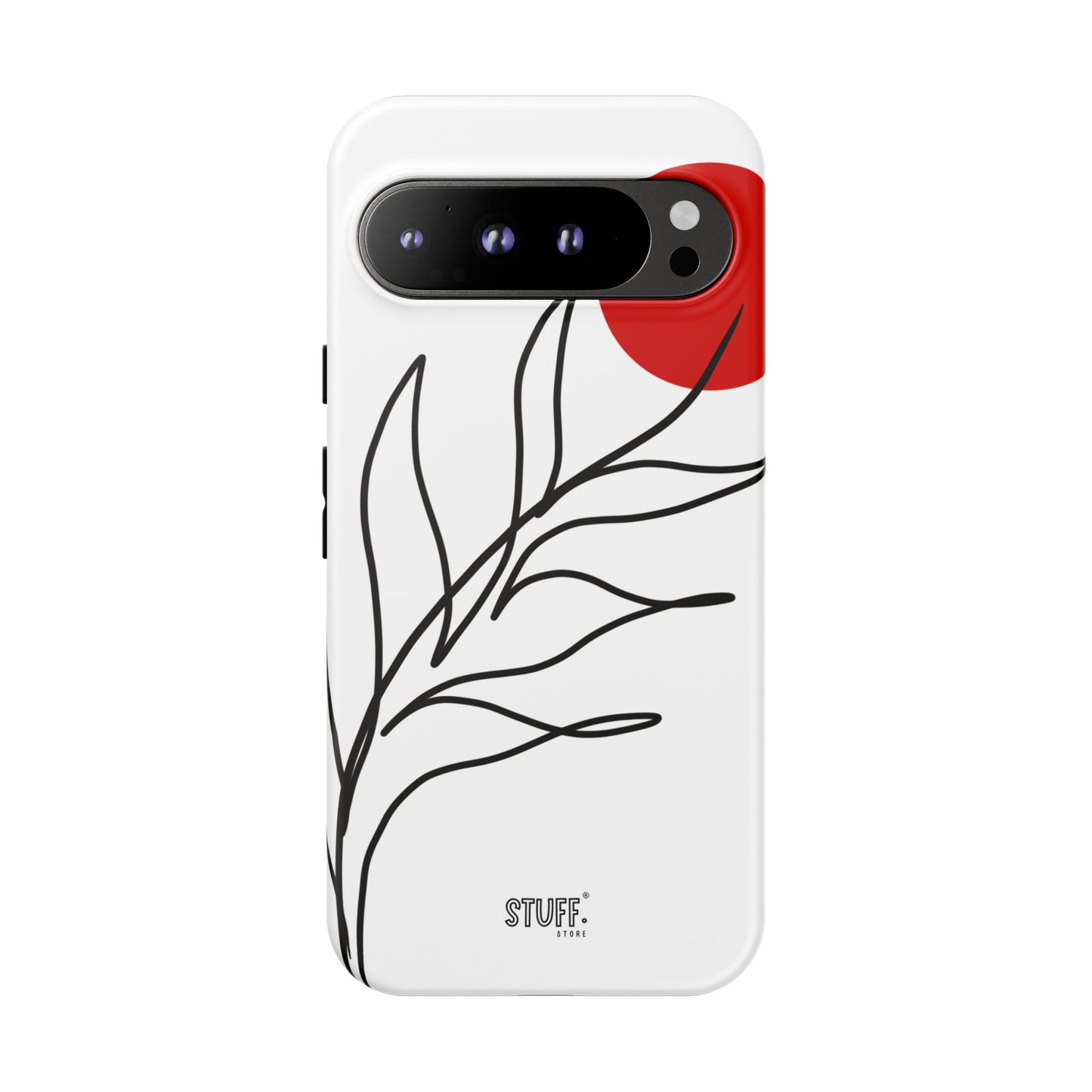Red Sun Case | Coque résistante double protection avec Design Minimaliste