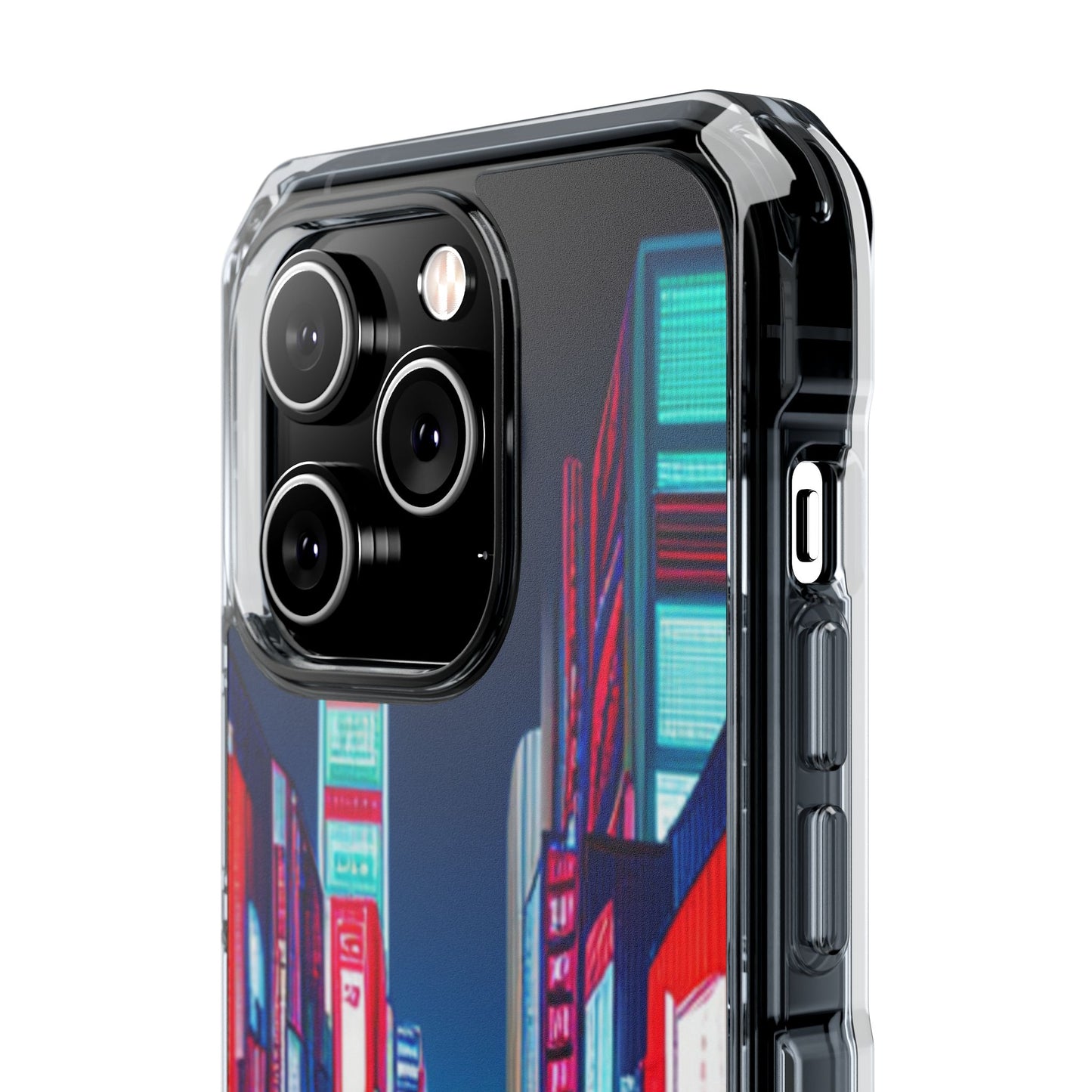 Cyber City Case | Coque transparente magnétique antichoc compatible MagSafe®