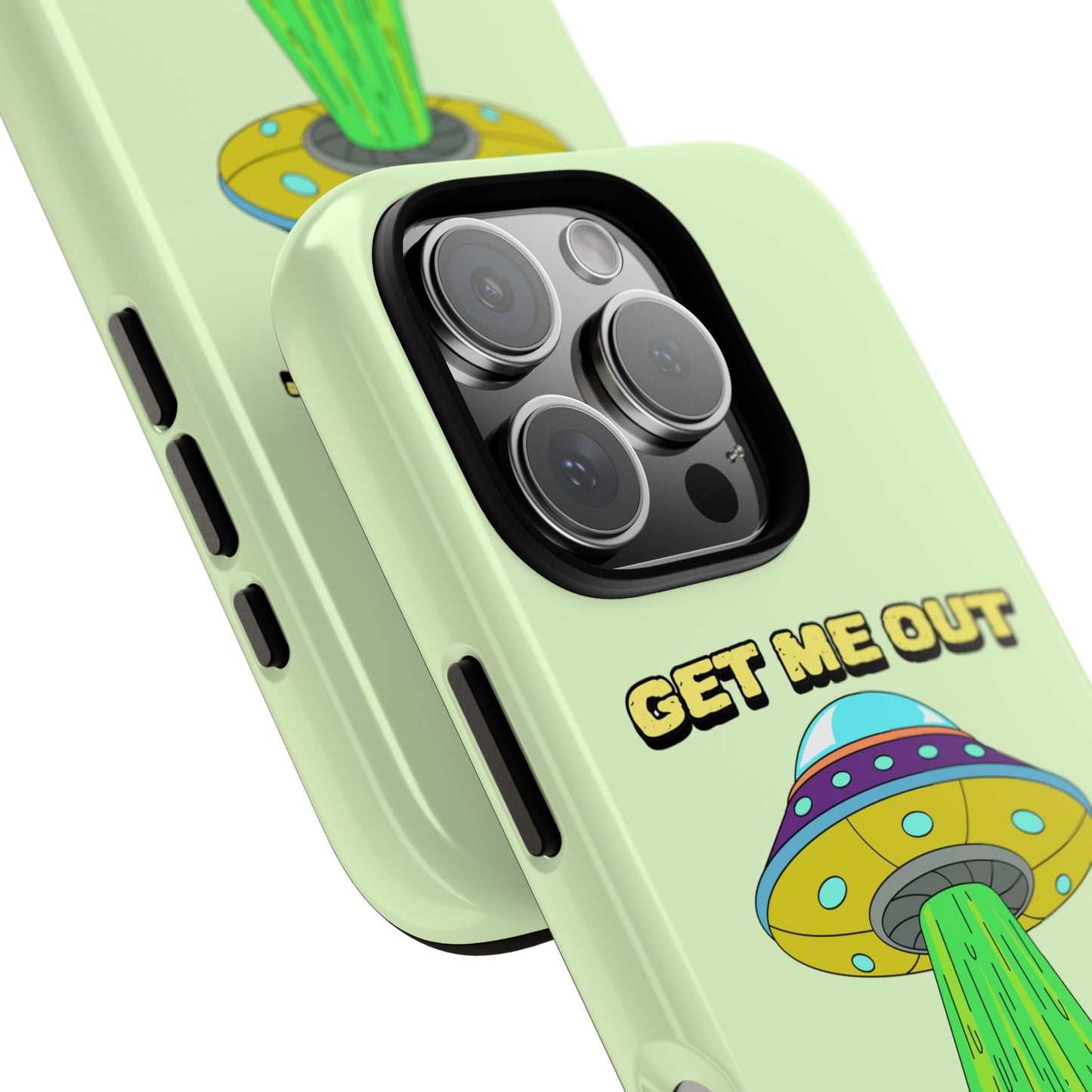 Get Me Out of Here | Coque résistante anti-choc — Vert Menthe