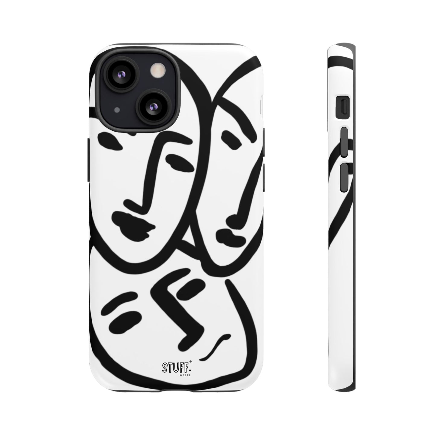 Les Trois Visages | Coque résistante double protection — inspiration Matisse