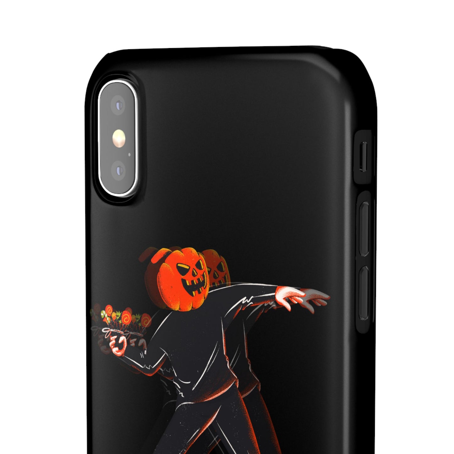 Pumpksy | Coque snap légère et résistante inspiration Banksy – Noir