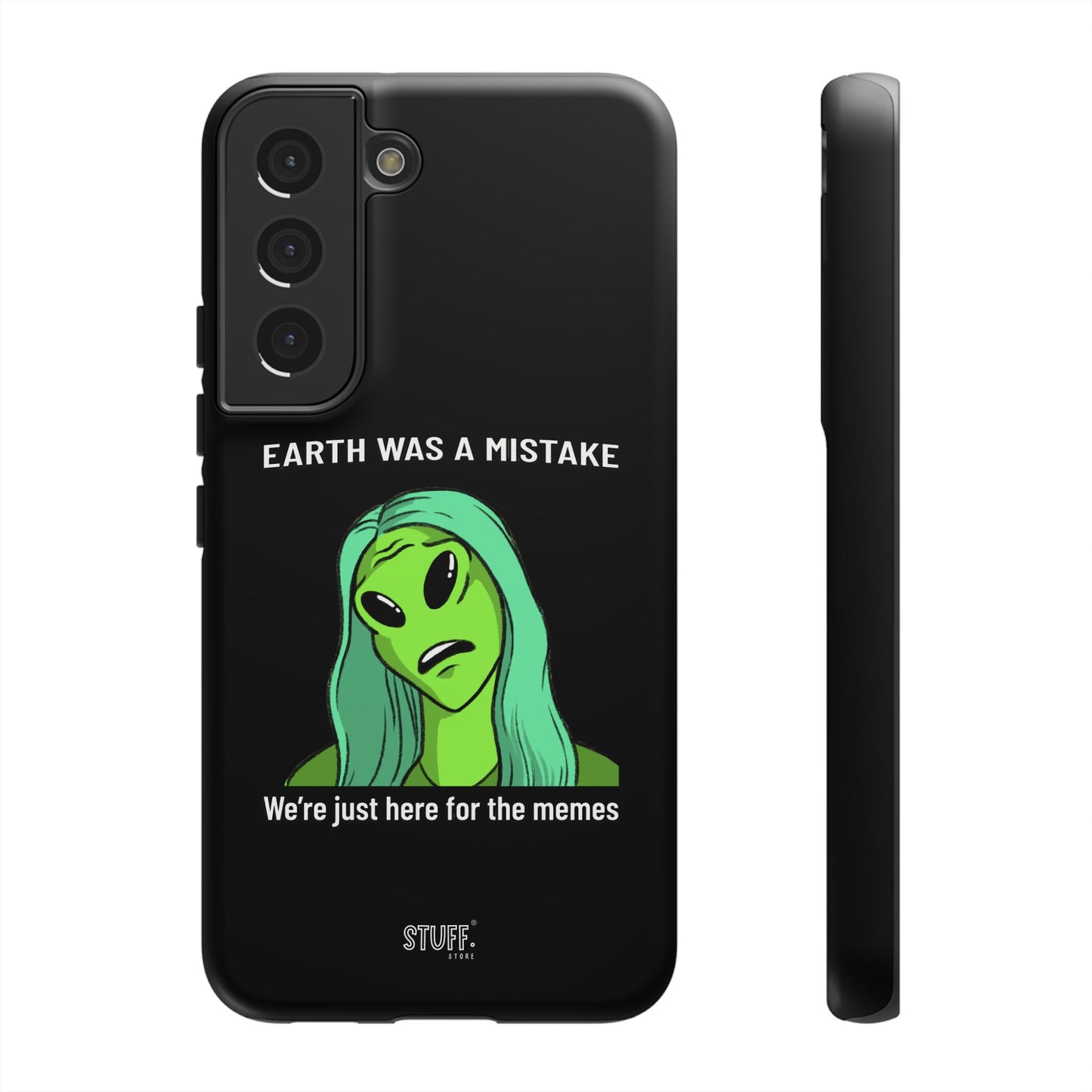 Meme Liking Alien Case | Coque résistante double protection pour les amateurs de Pop Culture