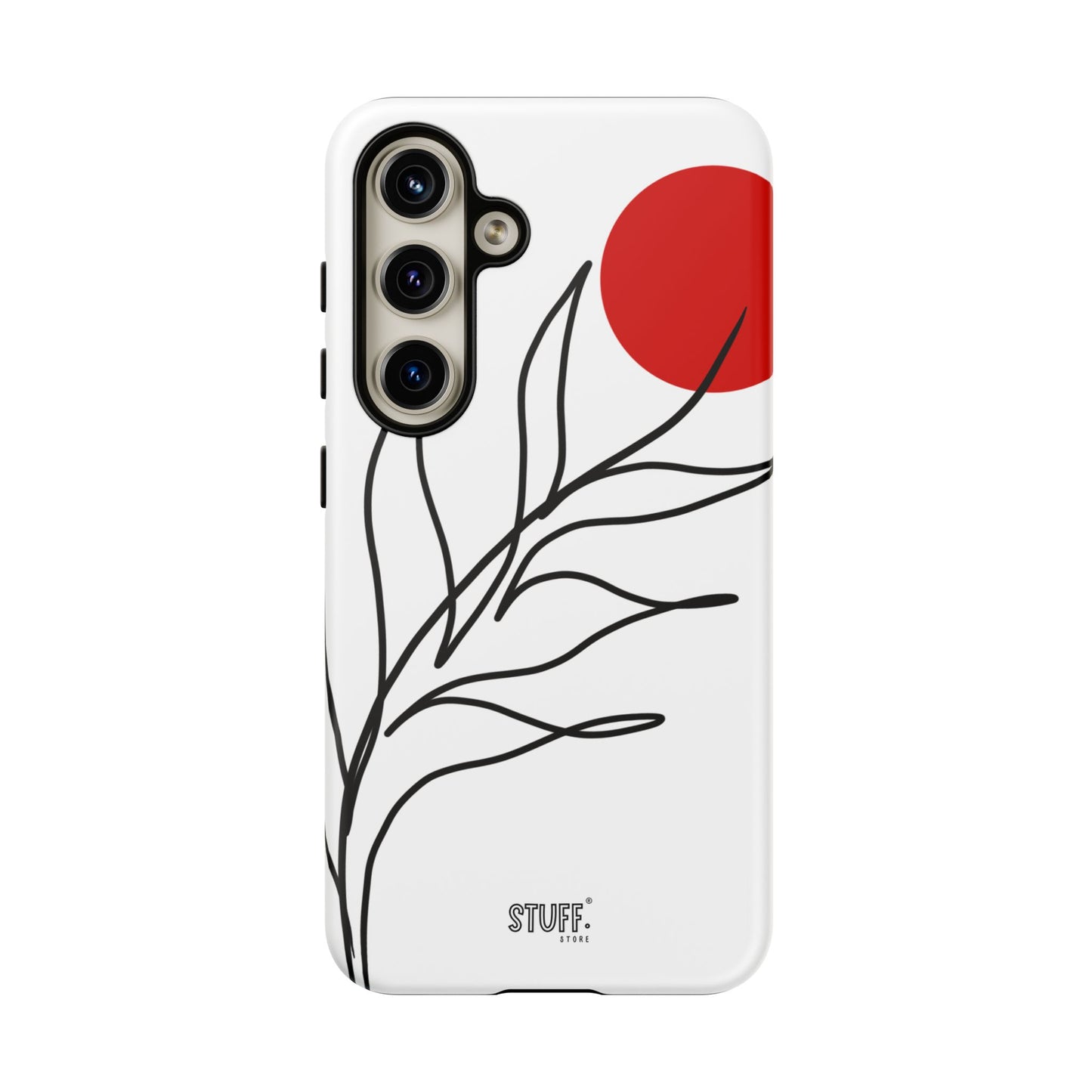 Red Sun Case | Coque résistante double protection avec Design Minimaliste