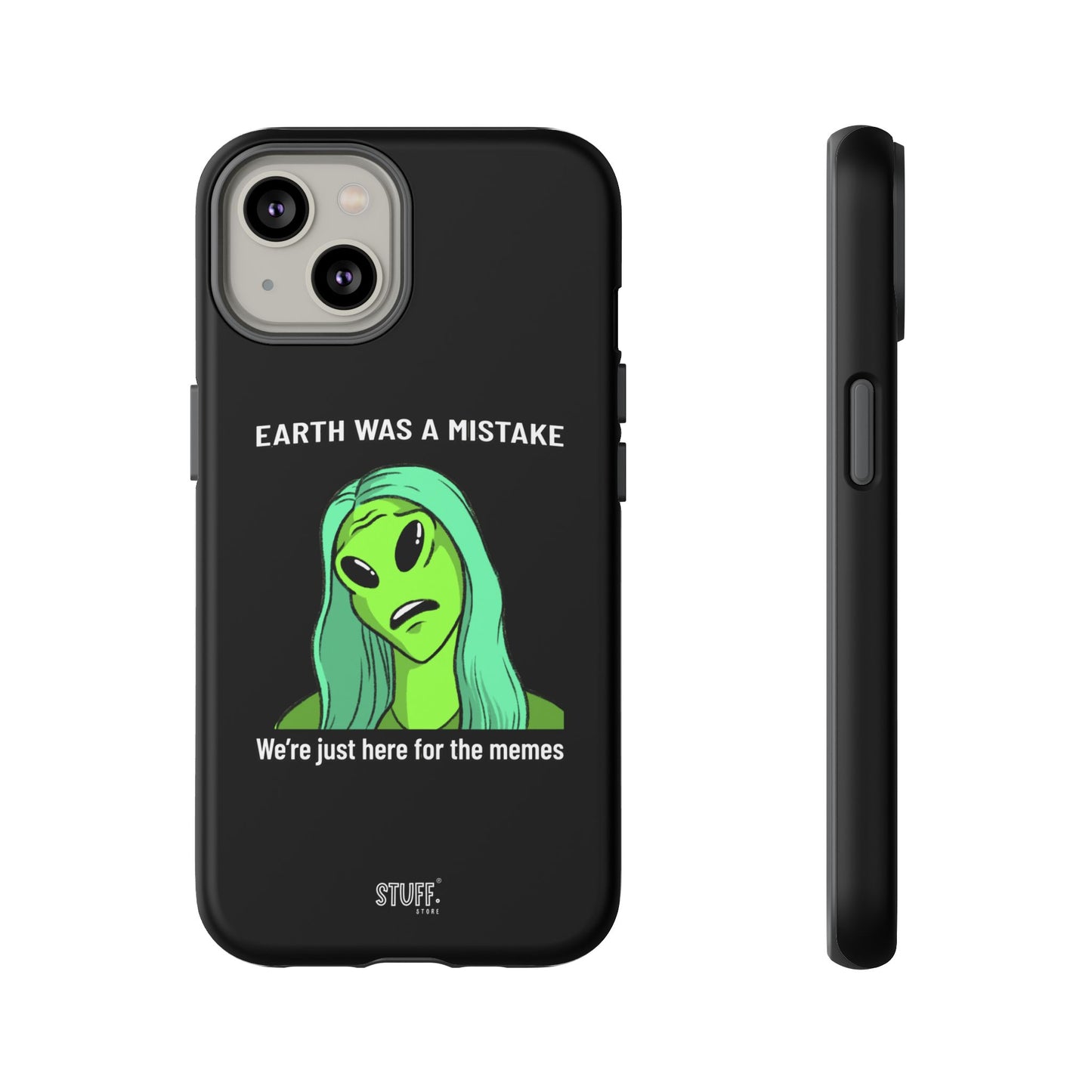 Meme Liking Alien Case | Coque résistante double protection pour les amateurs de Pop Culture