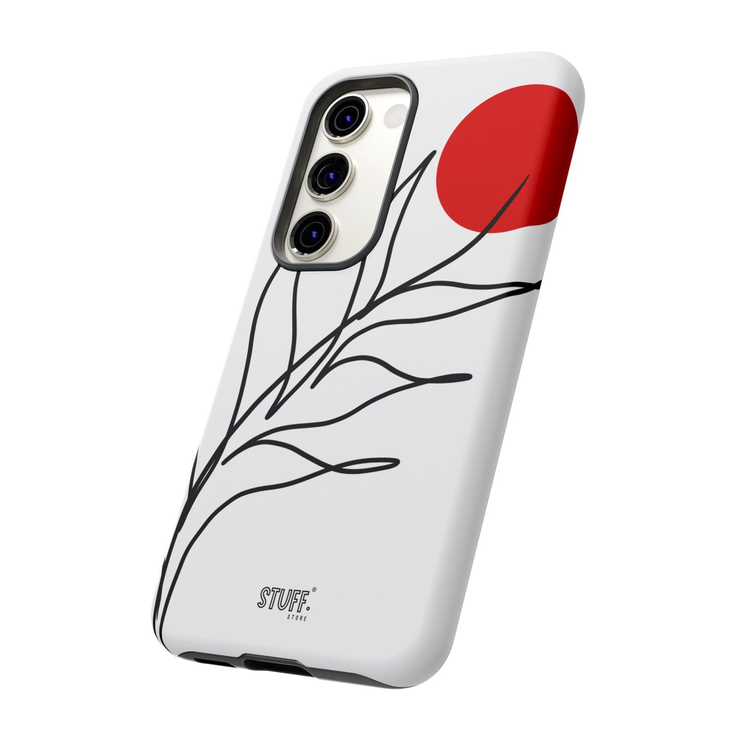Red Sun Case | Coque résistante double protection avec Design Minimaliste