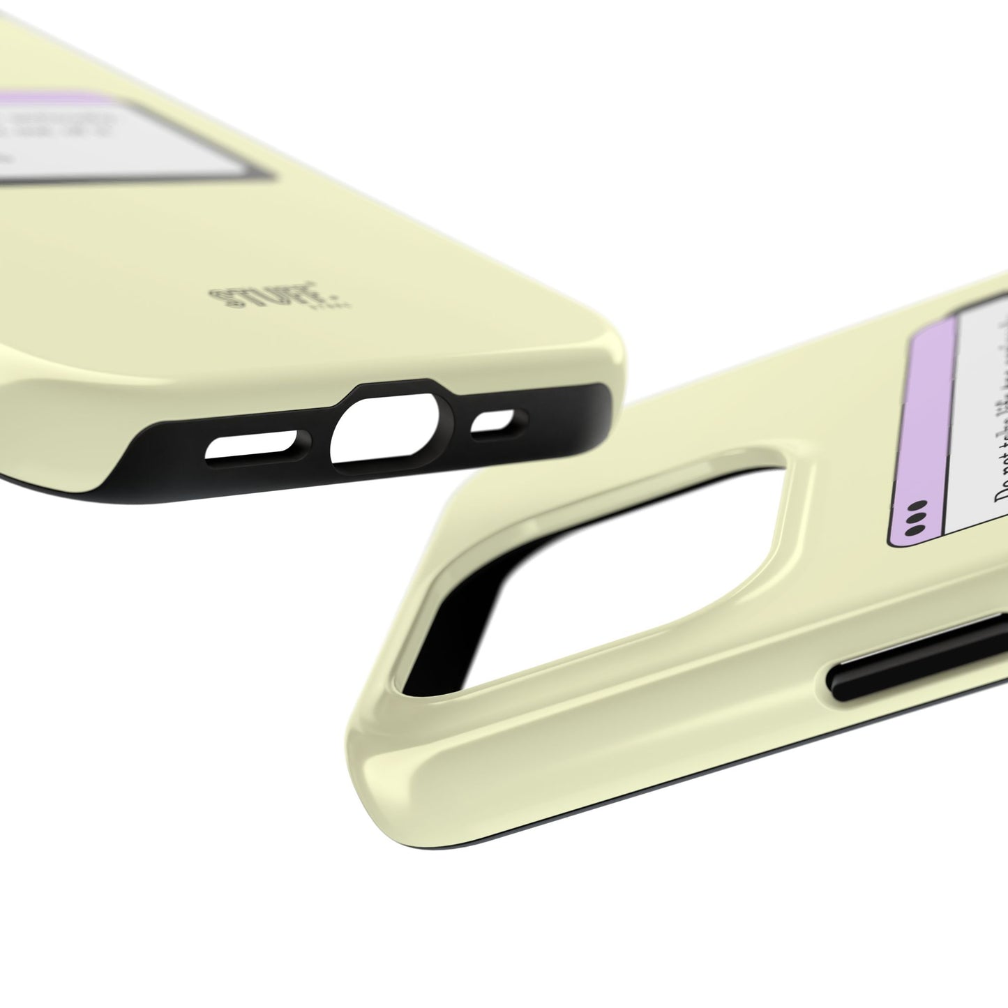 Window Case | Coque résistante à double protection avec citation – Design minimal & message puissant