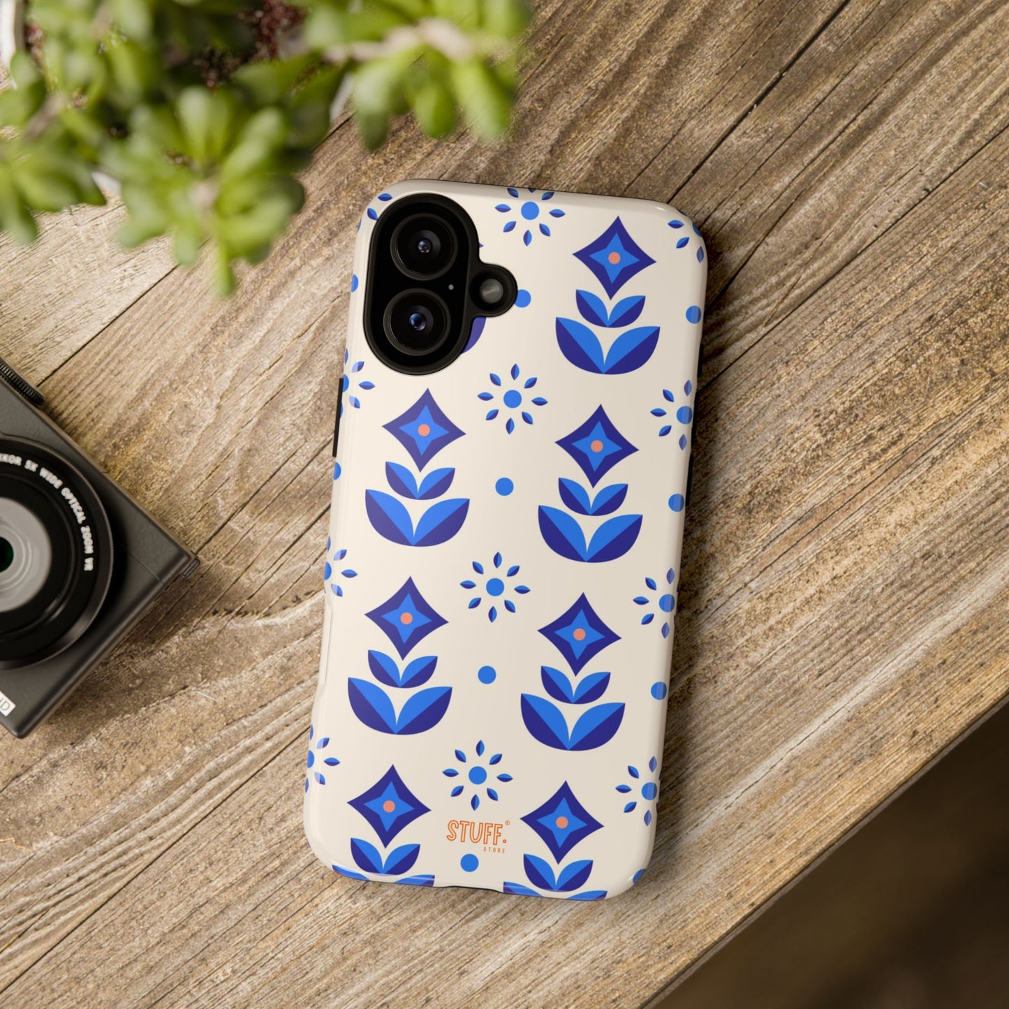 Floral Case | Coque résistante double protection avec Design Fleuri