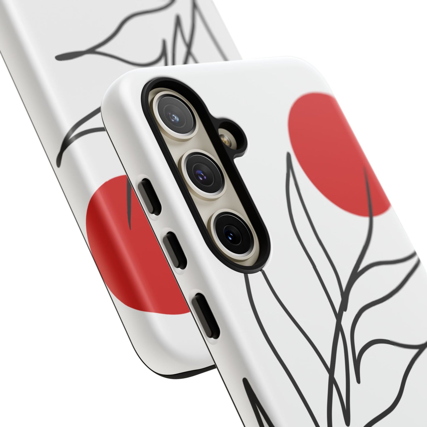 Red Sun Case | Coque résistante double protection avec Design Minimaliste