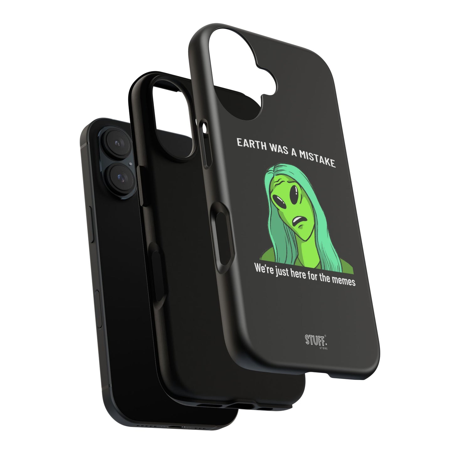 Meme Liking Alien Case | Coque résistante double protection pour les amateurs de Pop Culture