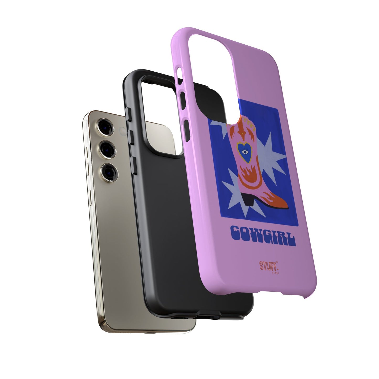 Cowgirl Case | Cose résistante double protection avec Design Western