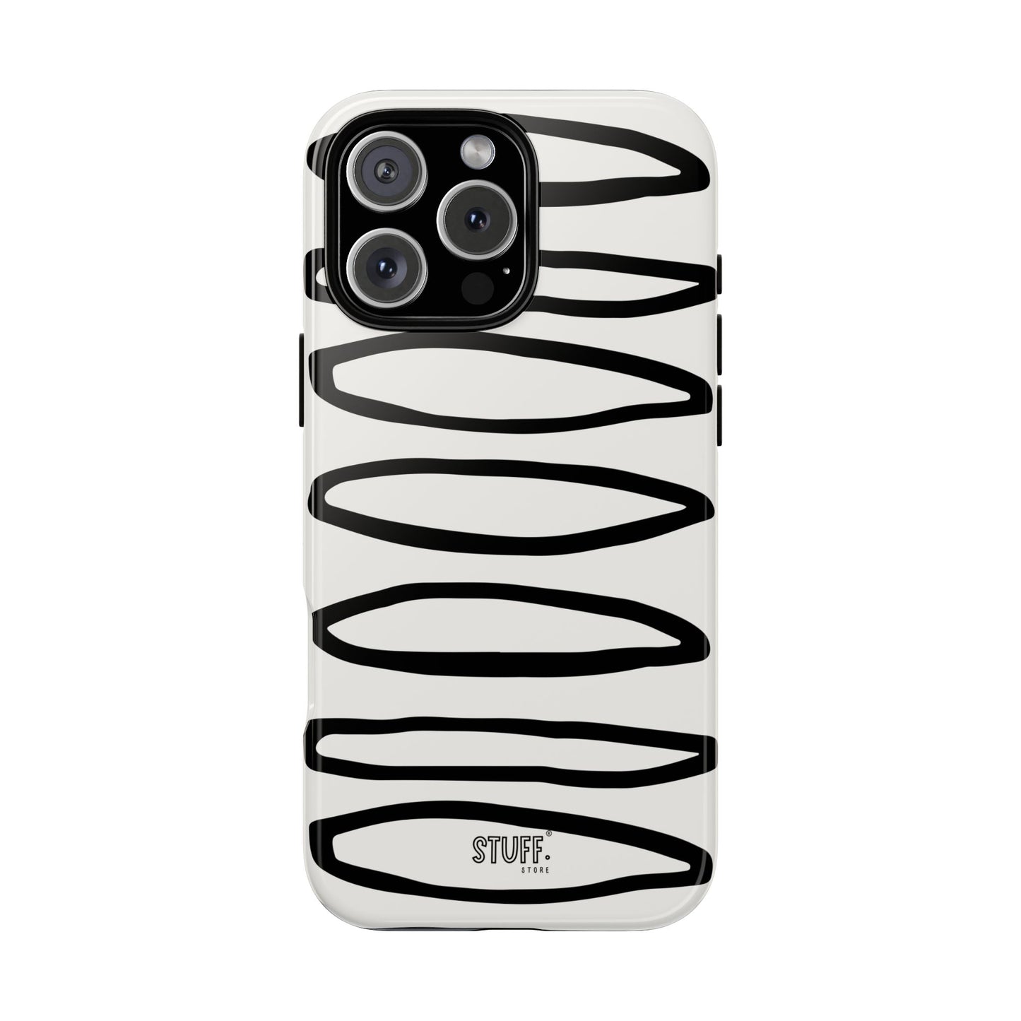 Loopy Case | Coque résistante double protection - Motif cercles abstraits