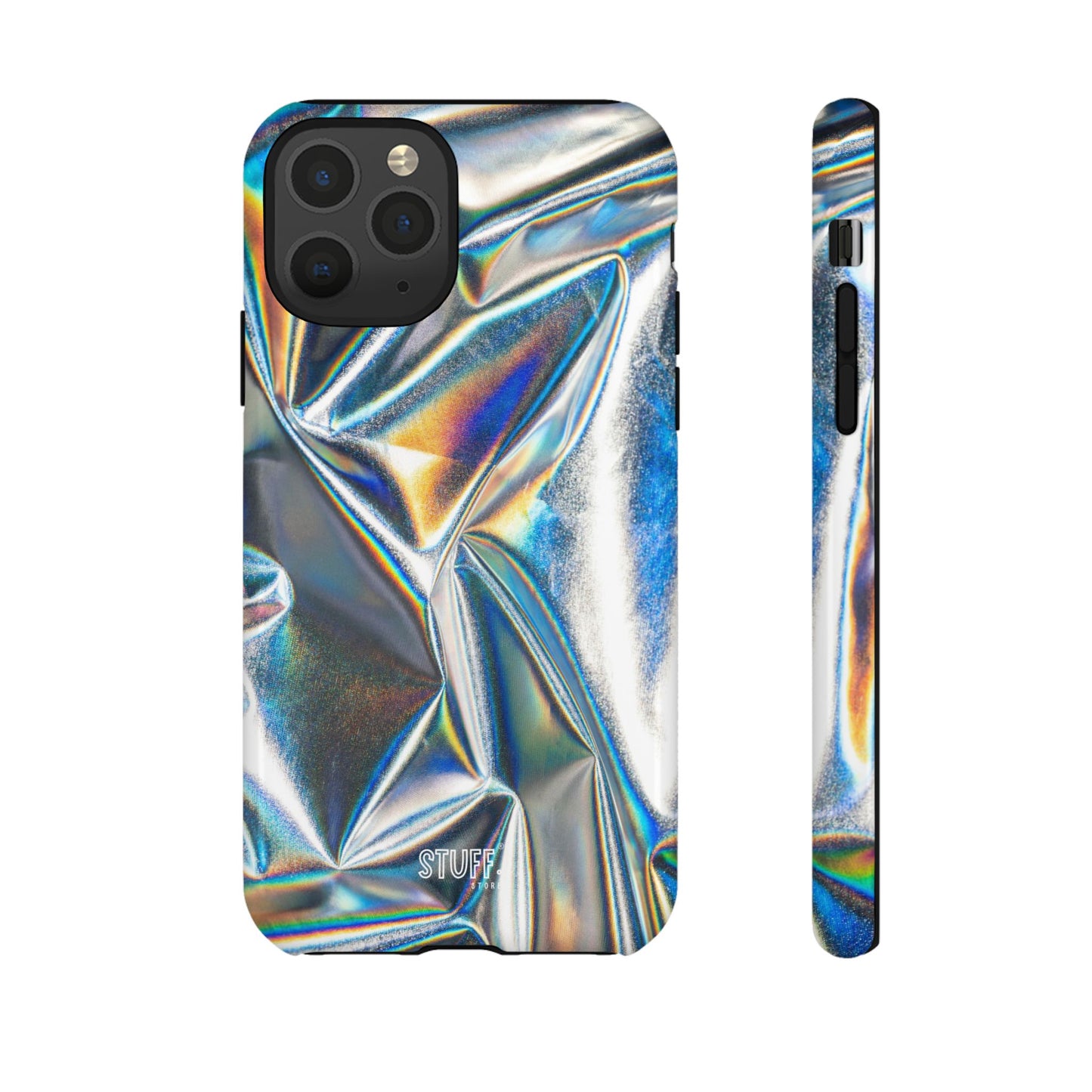 Metallic Case | Coque résistante double protection anti-choc - Effet Métallique