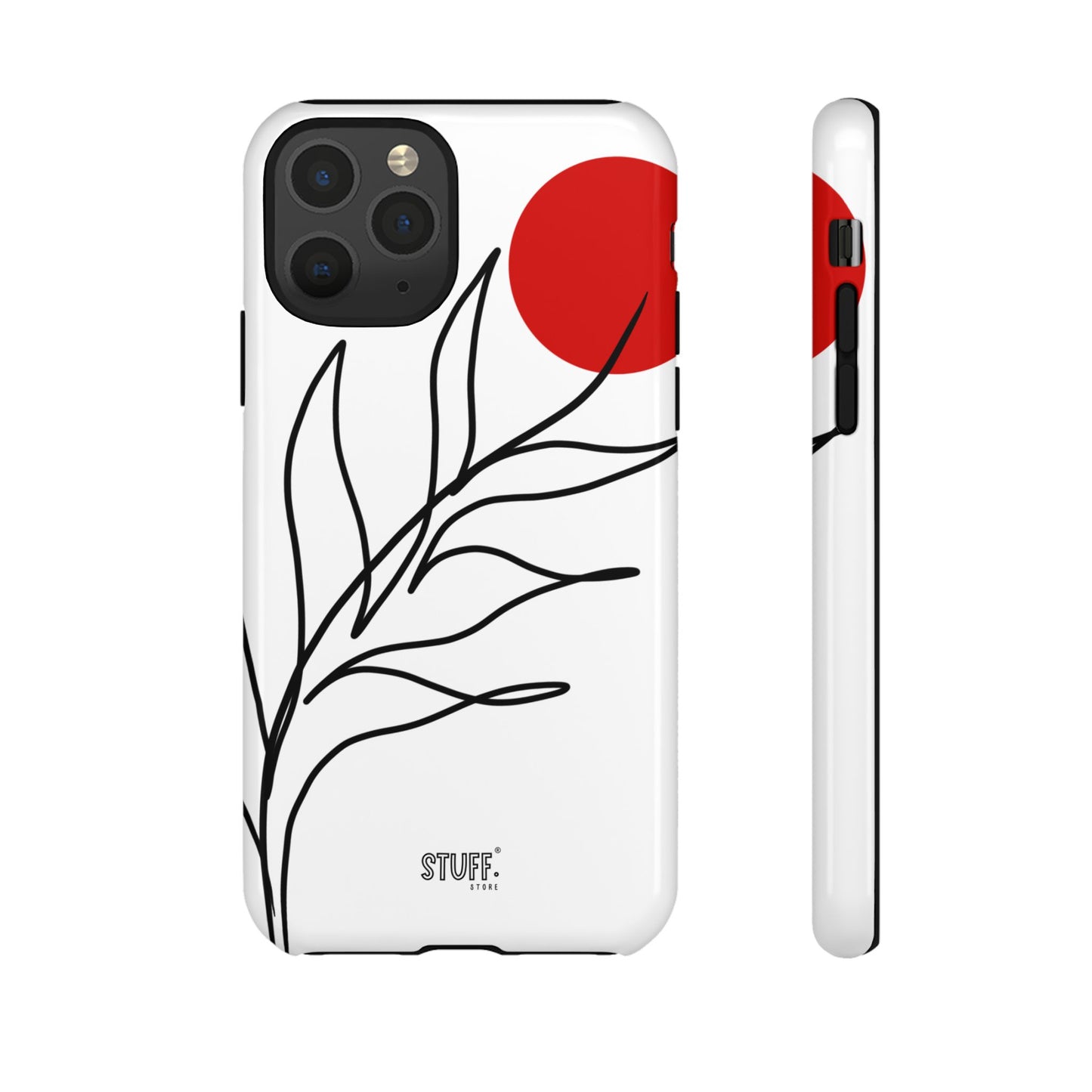 Red Sun Case | Coque résistante double protection avec Design Minimaliste