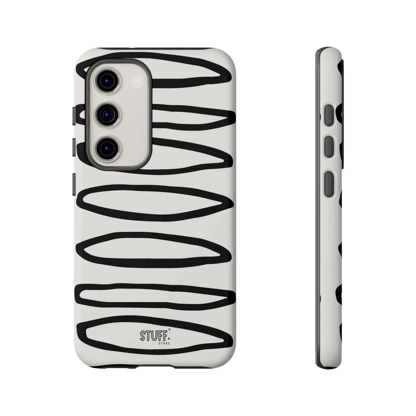 Loopy Case | Coque résistante double protection - Motif cercles abstraits