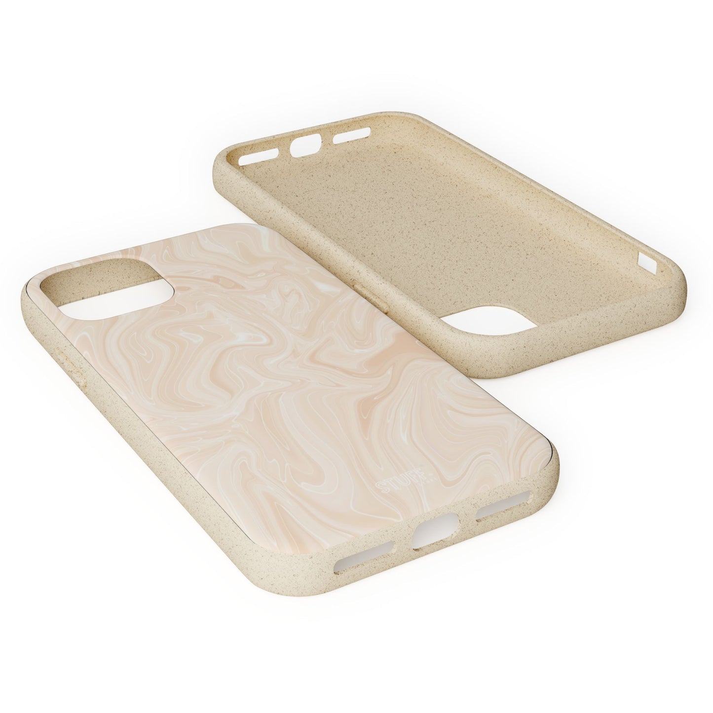 Liquid Marble Case | Coque Eco-Friendly en Bambou et Bioplastique Effet Marbré - Disponible avec Emballage Cadeau
