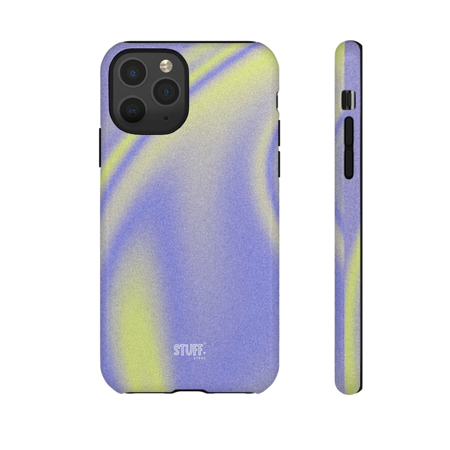 Vibrant Case | Coque résistante double protection anti-choc - Violet & Jaune