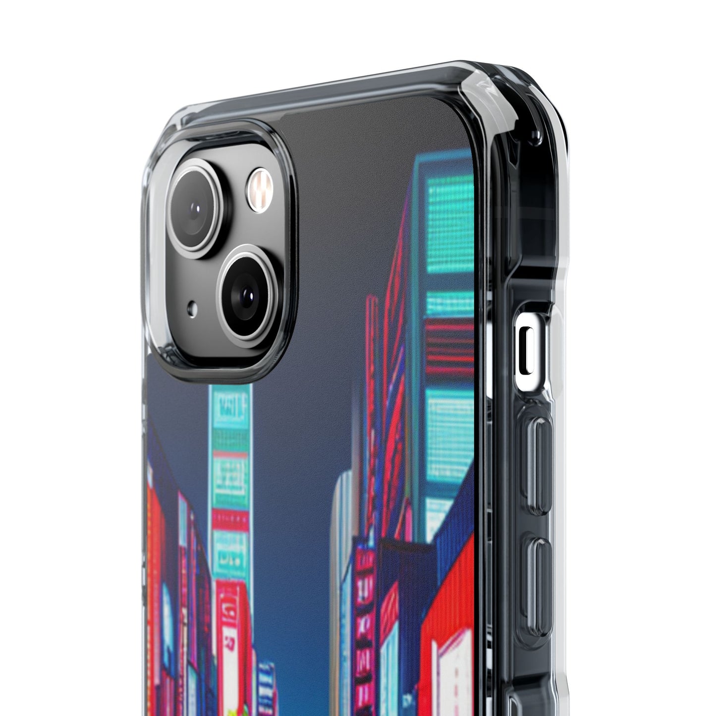 Cyber City Case | Coque transparente magnétique antichoc compatible MagSafe®