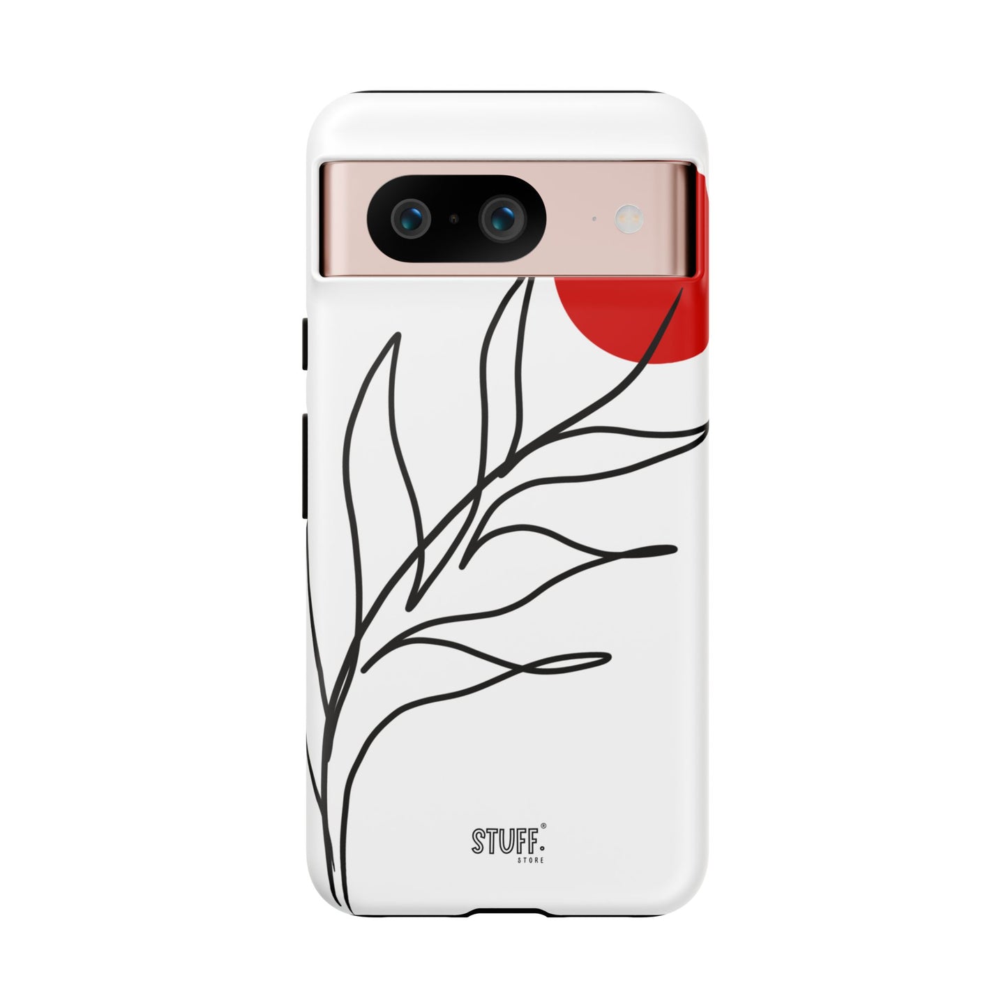 Red Sun Case | Coque résistante double protection avec Design Minimaliste